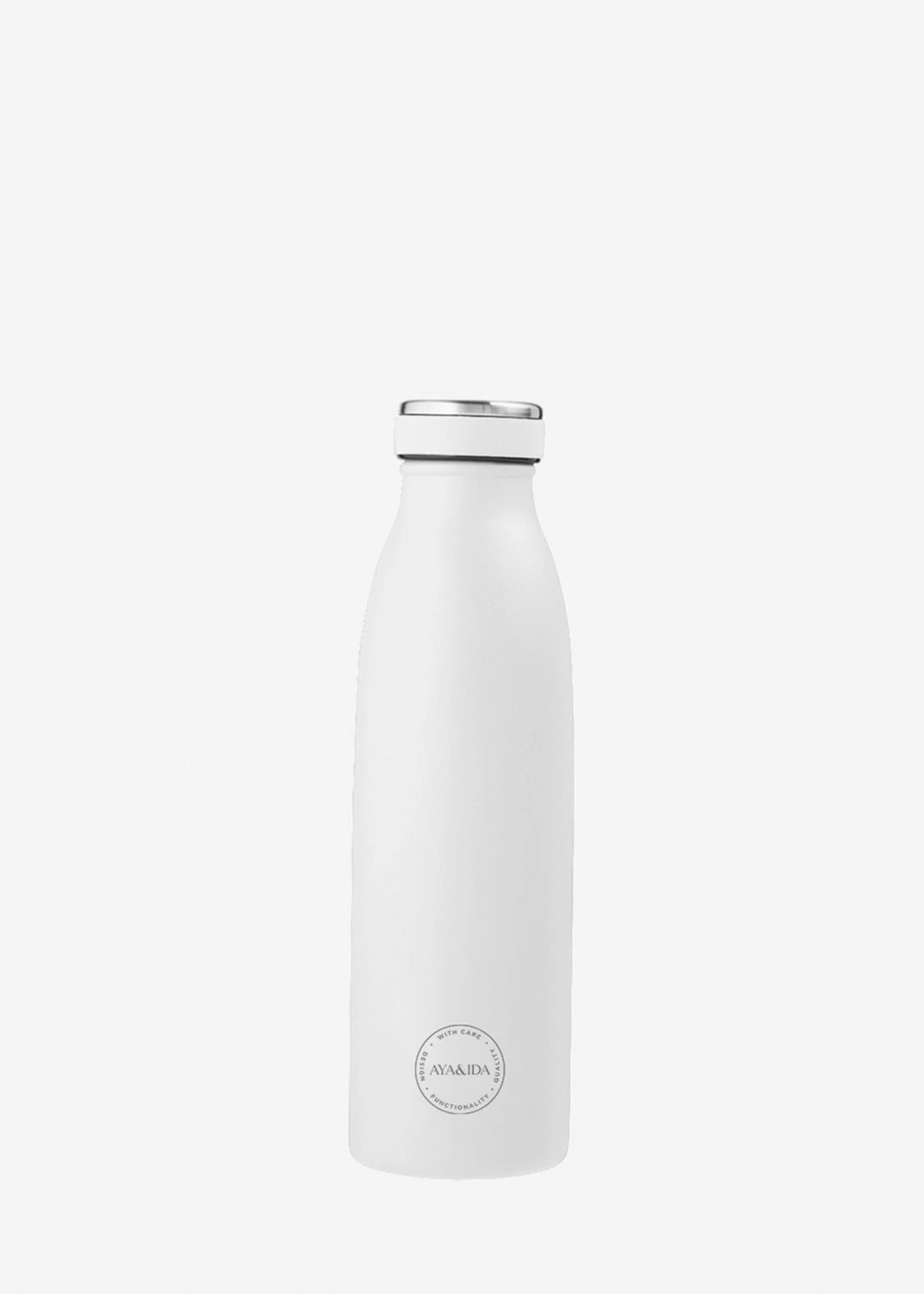 Trinkflasche 500ml Winter white in Weiss präsentiert im Onlineshop von KAQTU Design AG. Trinkflaschen ist von AYA&IDA