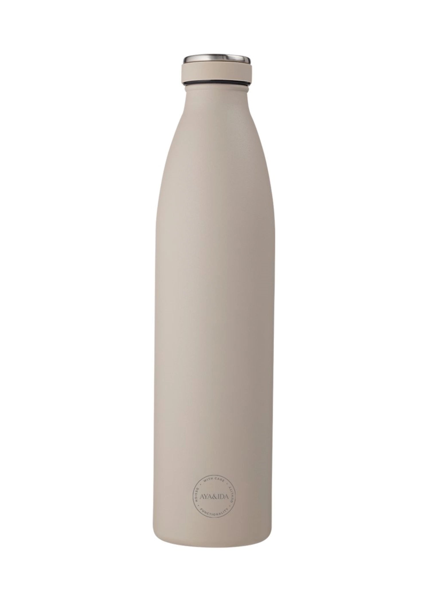 Trinkflasche 1000ml Cream Beige in Beige präsentiert im Onlineshop von KAQTU Design AG. Trinkflaschen ist von AYA&IDA