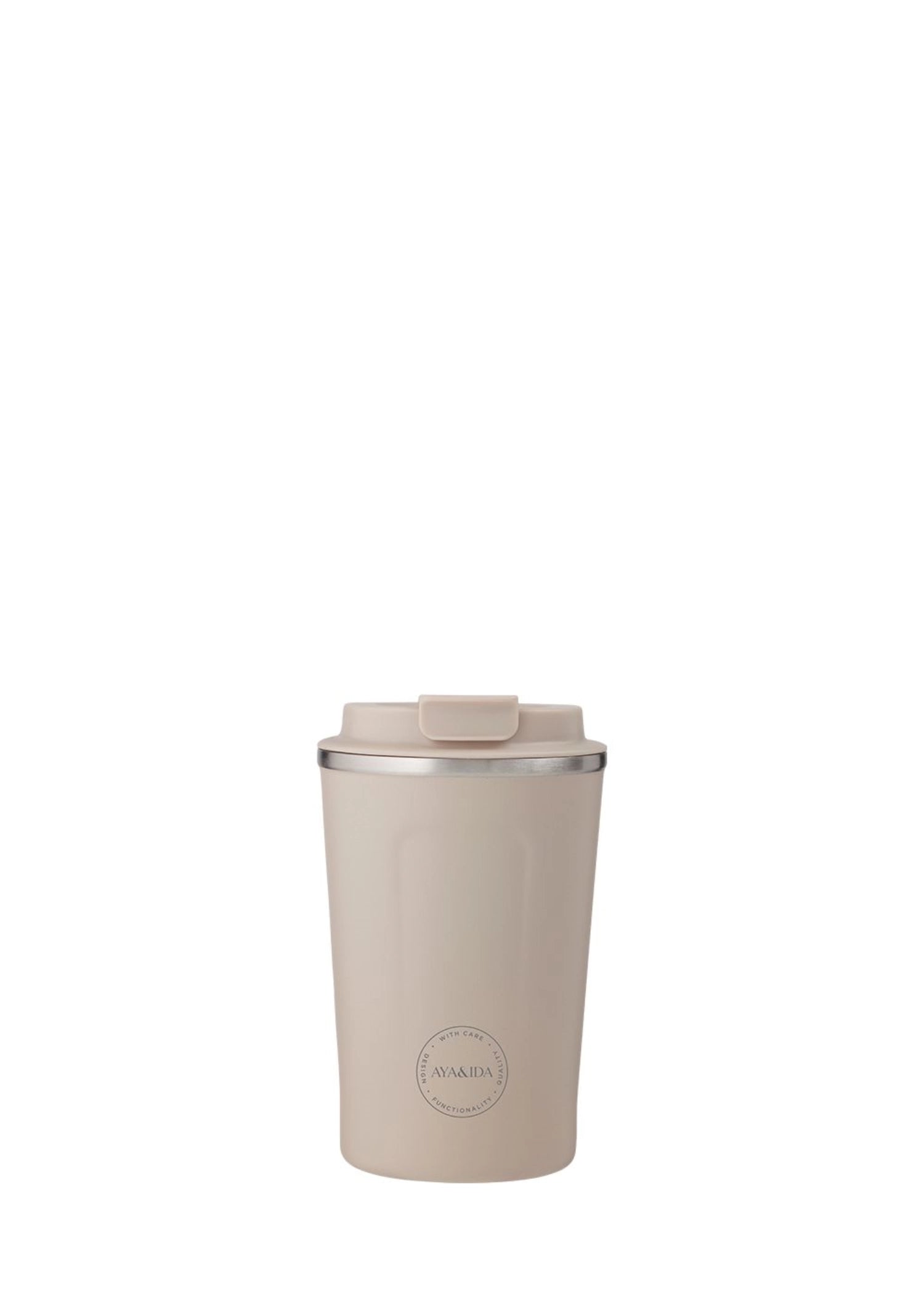 CUP2GO Becher 380ml Cream Beige in Beige präsentiert im Onlineshop von KAQTU Design AG. Trinkflaschen ist von AYA&IDA
