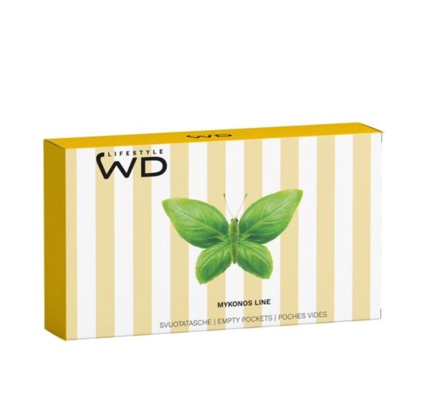 Tablett oval 28x17cm Schmetterling in Mehrfarbig präsentiert im Onlineshop von KAQTU Design AG. Tablett ist von Easy Life