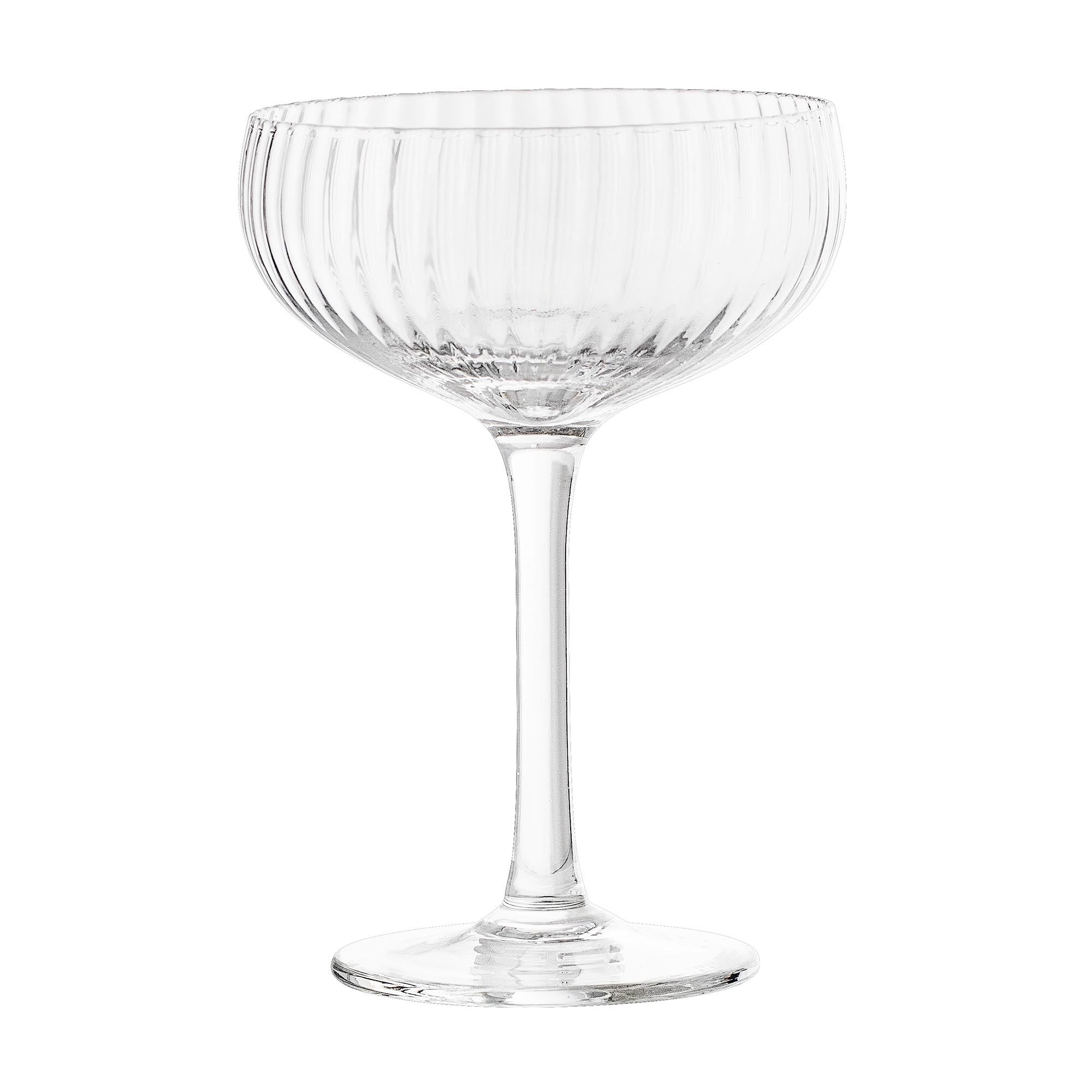 Entdecke das elegante Astrid Champagnerglas von Bloomingville. Hochwertiges, klares Glas für besondere Anlässe und stilvolle Feierlichkeiten.