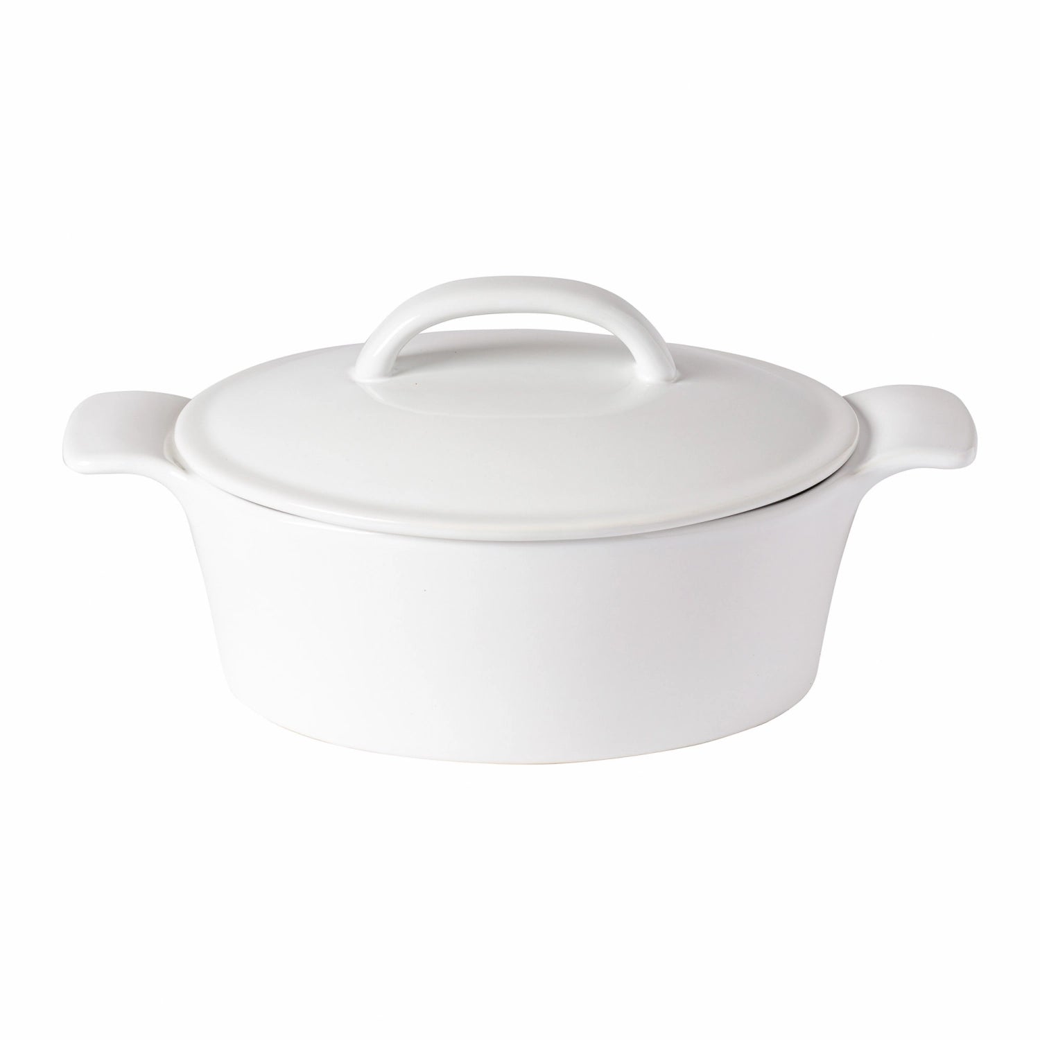 Ensemble Cocotte 1.93l 30x20.7cm H15.7cm weiss in Weiss präsentiert im Onlineshop von KAQTU Design AG. Pfanne/Topf ist von Costa Nova