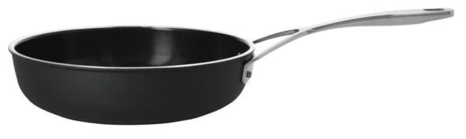 Alu Pro 5 Bratpfanne hoch Ceraforce 24cm in Schwarz präsentiert im Onlineshop von KAQTU Design AG. Bratpfanne ist von Demeyere