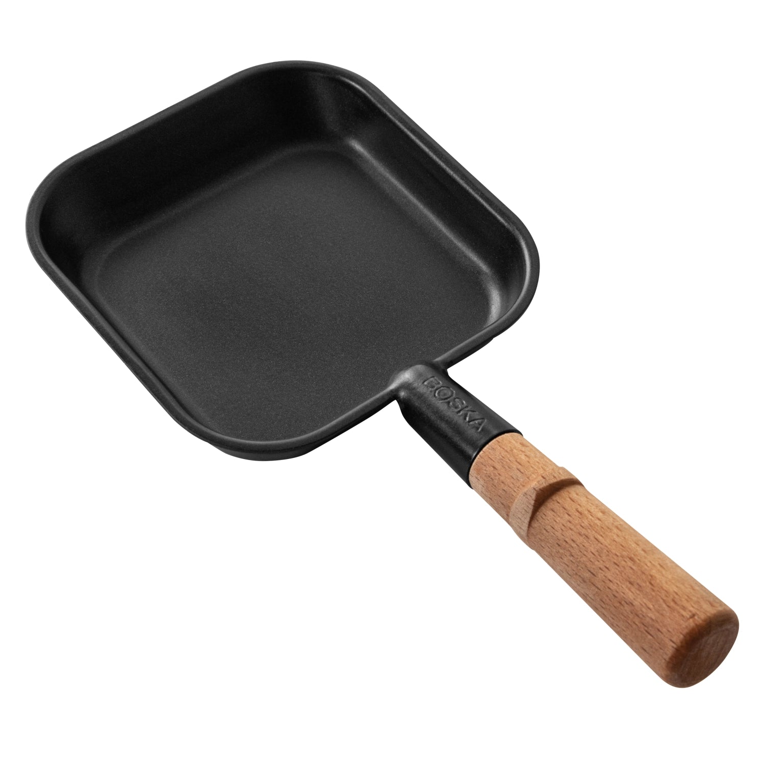 Party Raclette für 8 Personen 53.4x26cm H14.5cm Buche in Schwarz präsentiert im Onlineshop von KAQTU Design AG. Küchenhelfer ist von Boska