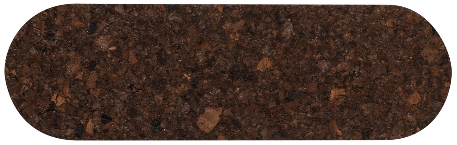 Nótos Kork Untersetzer 23.7x7.3cm smoked cork in Schwarz präsentiert im Onlineshop von KAQTU Design AG. Pfannenuntersatz ist von Costa Nova