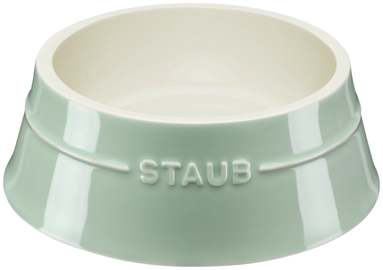 Haustiernapf 400ml Eukalyptus in Grün präsentiert im Onlineshop von KAQTU Design AG. Zutaten ist von Staub