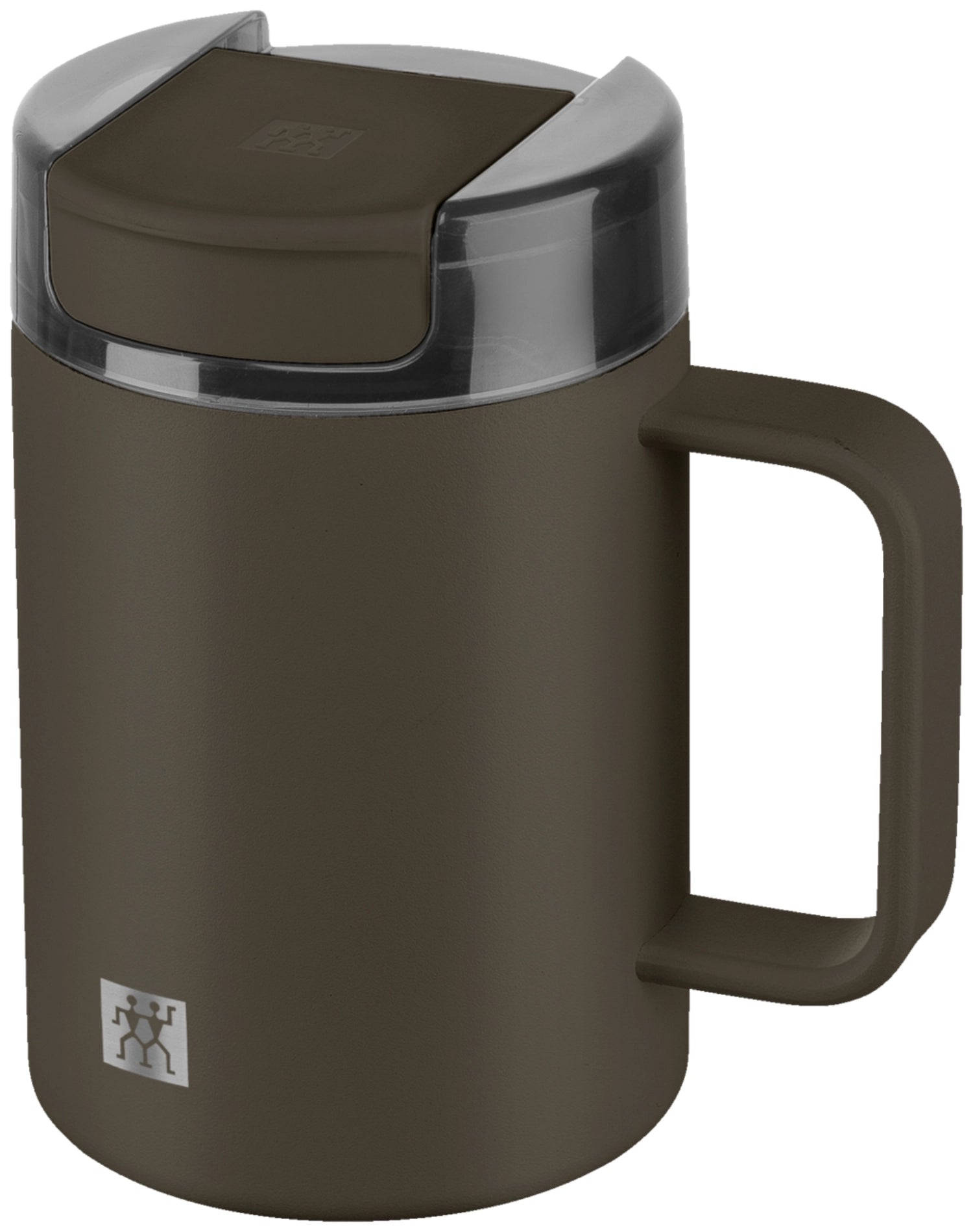 Thermo Plus Thermobecher 380ml Grey Mocca in Grau präsentiert im Onlineshop von KAQTU Design AG. Trinkflaschen ist von Zwilling
