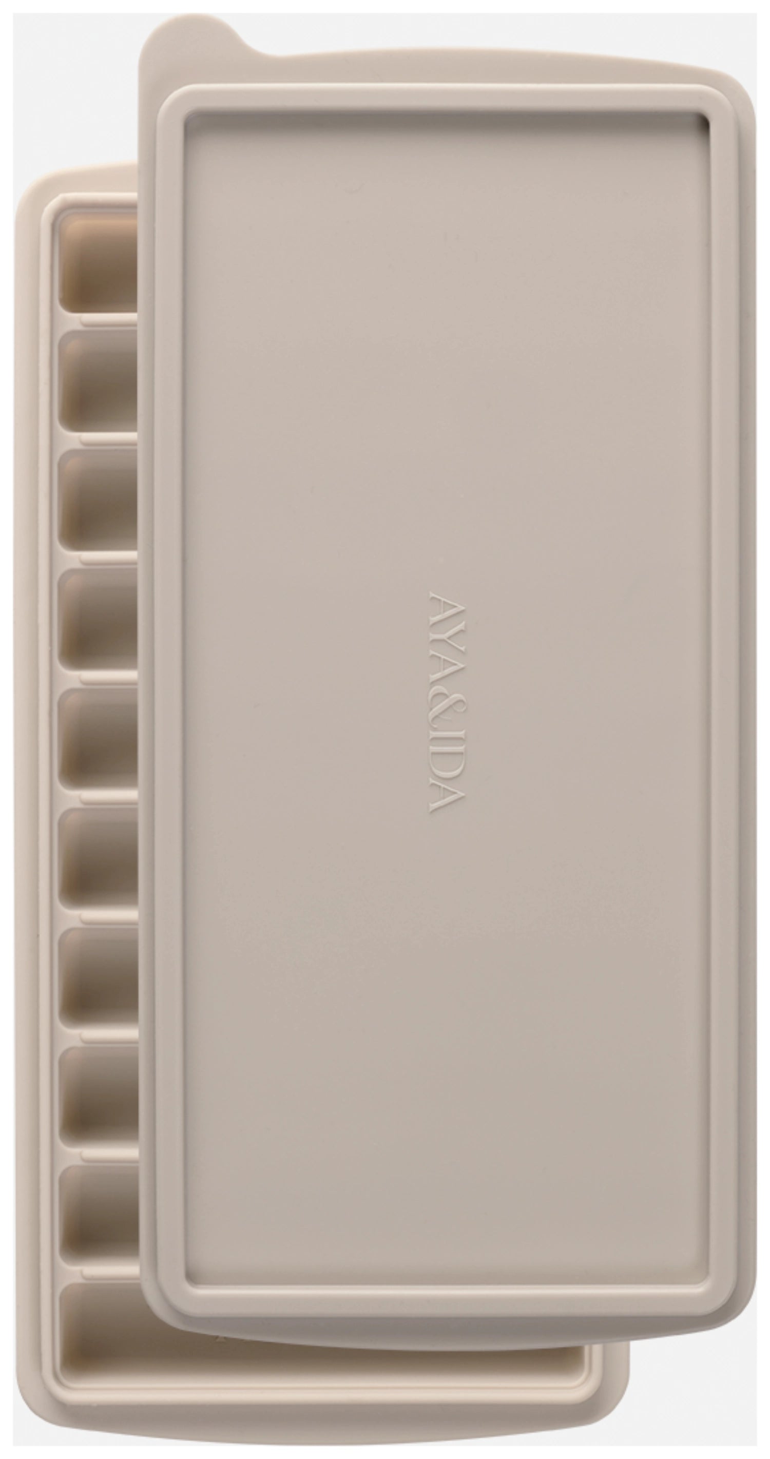 Eiswürfelbehälter Cream Beige in Beige präsentiert im Onlineshop von KAQTU Design AG. Eiswürfelform ist von AYA&IDA