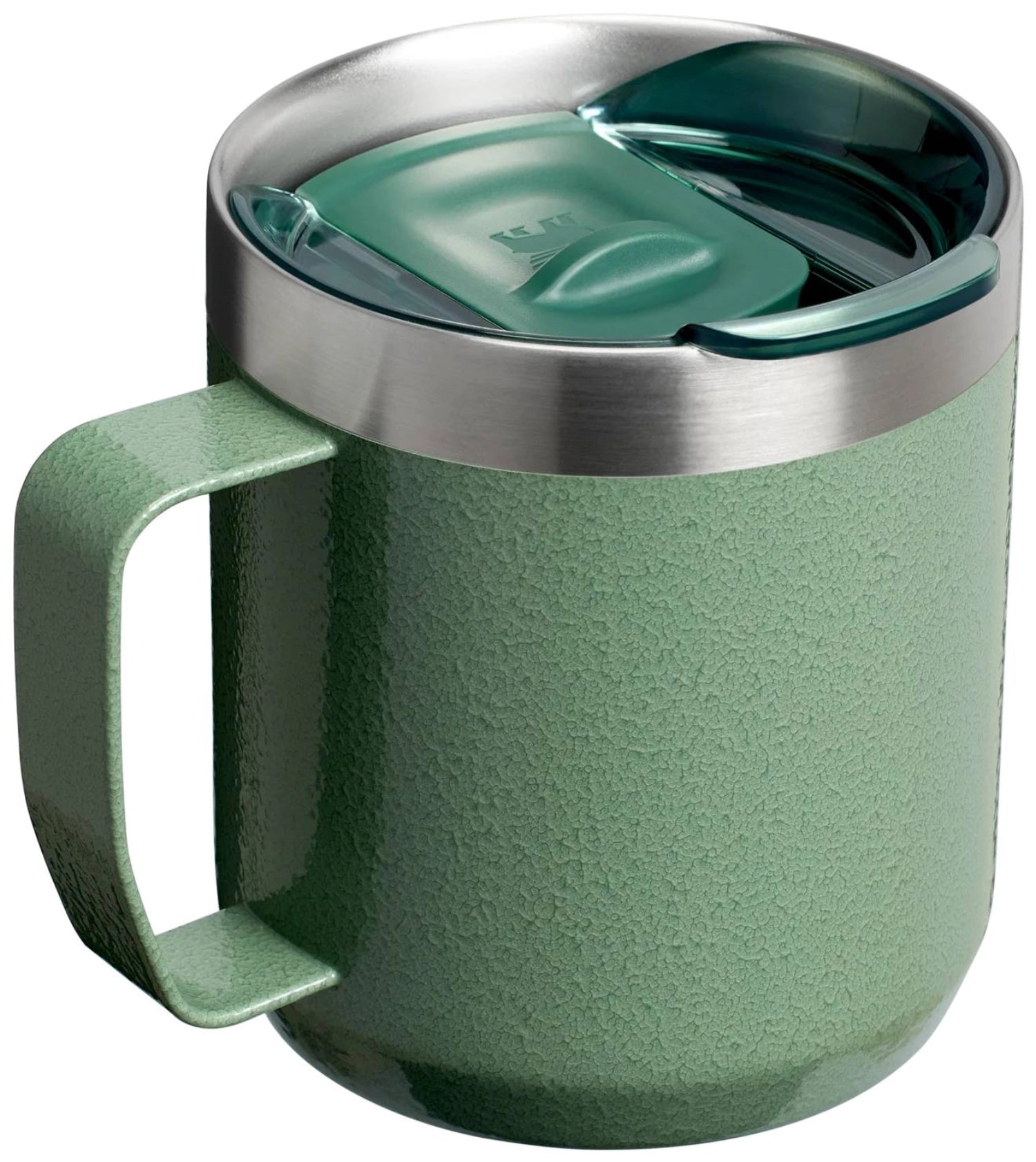 Everyday Camp Mug 0.35l hammertone green 2.0 in Silber präsentiert im Onlineshop von KAQTU Design AG. Trinkflaschen ist von Stanley