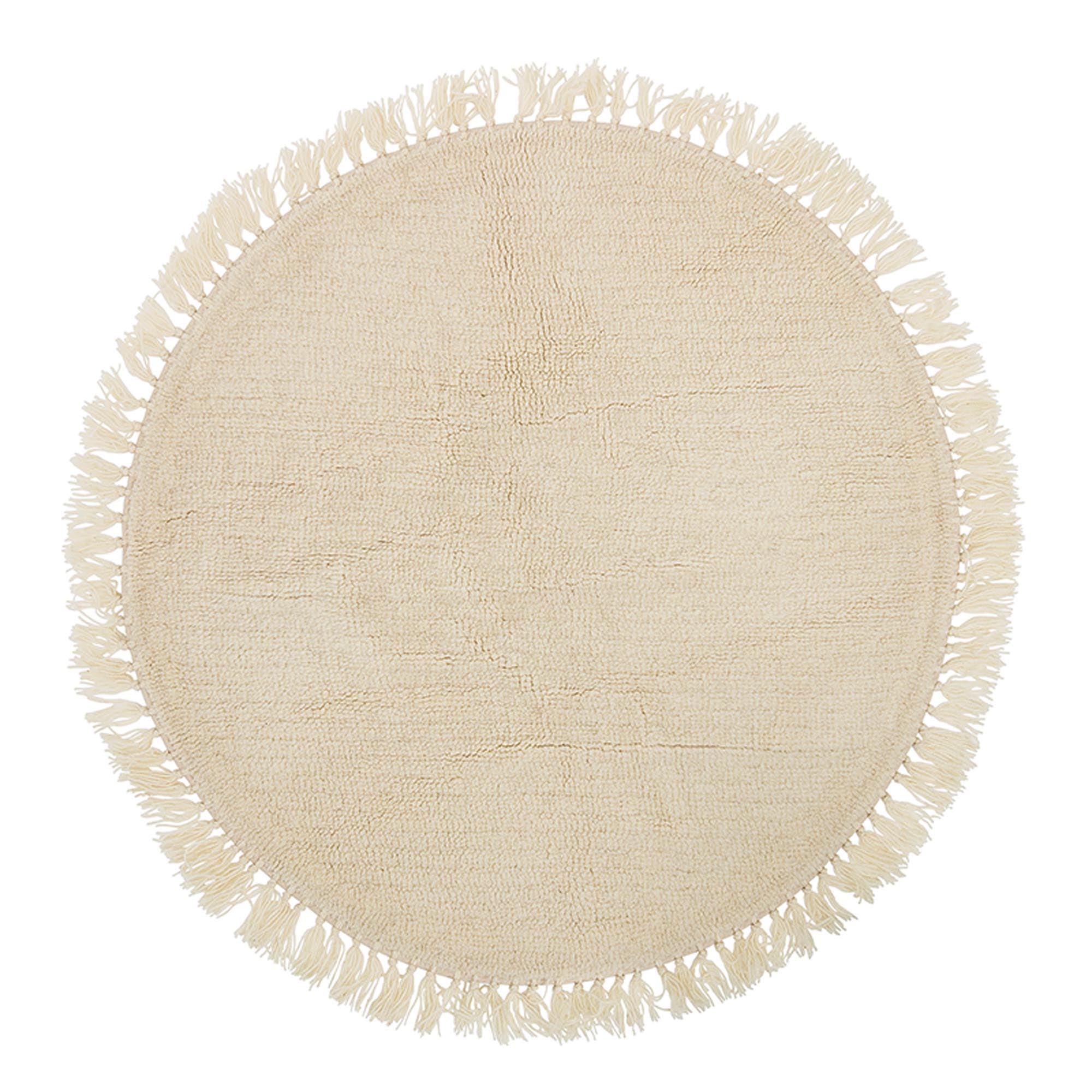 Lenea Teppich von Bloomingville: Handgewebt, 100% Wolle, weich, warm, erdige Töne, pflegeleicht, elegant, vielseitig, natürlich.