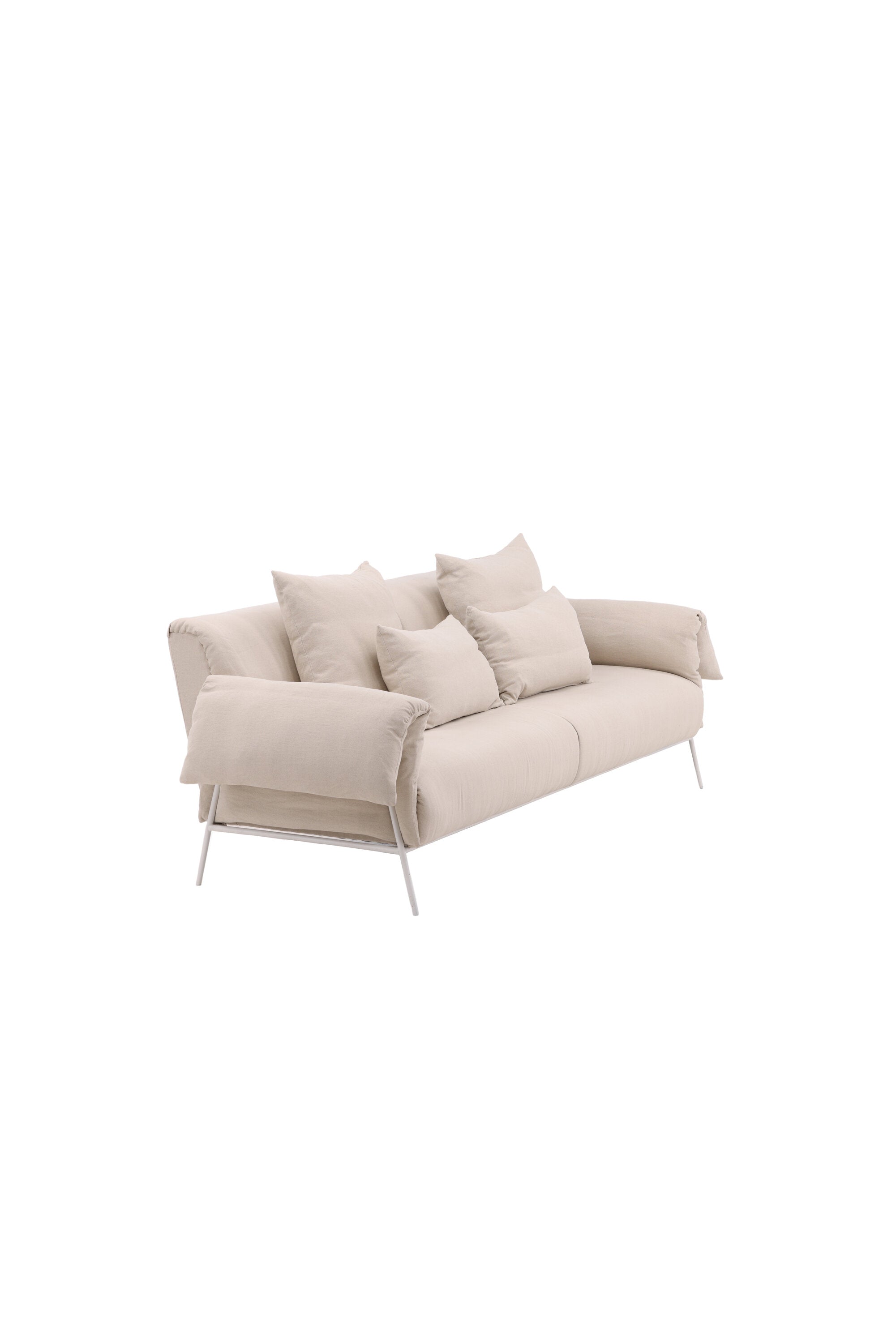 Öckerö Sofa in Beige präsentiert im Onlineshop von KAQTU Design AG. 3er Sofa ist von Vind