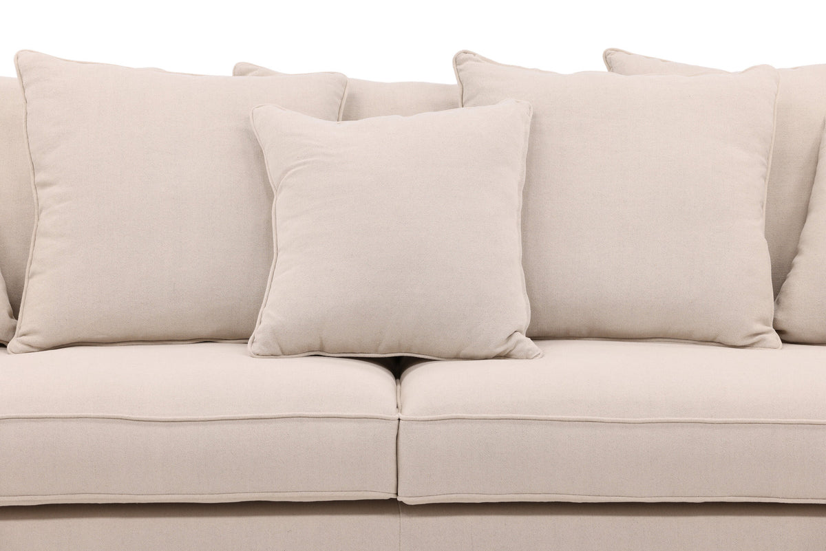Segelskären Sofa in Beige präsentiert im Onlineshop von KAQTU Design AG. 3er Sofa ist von Vind