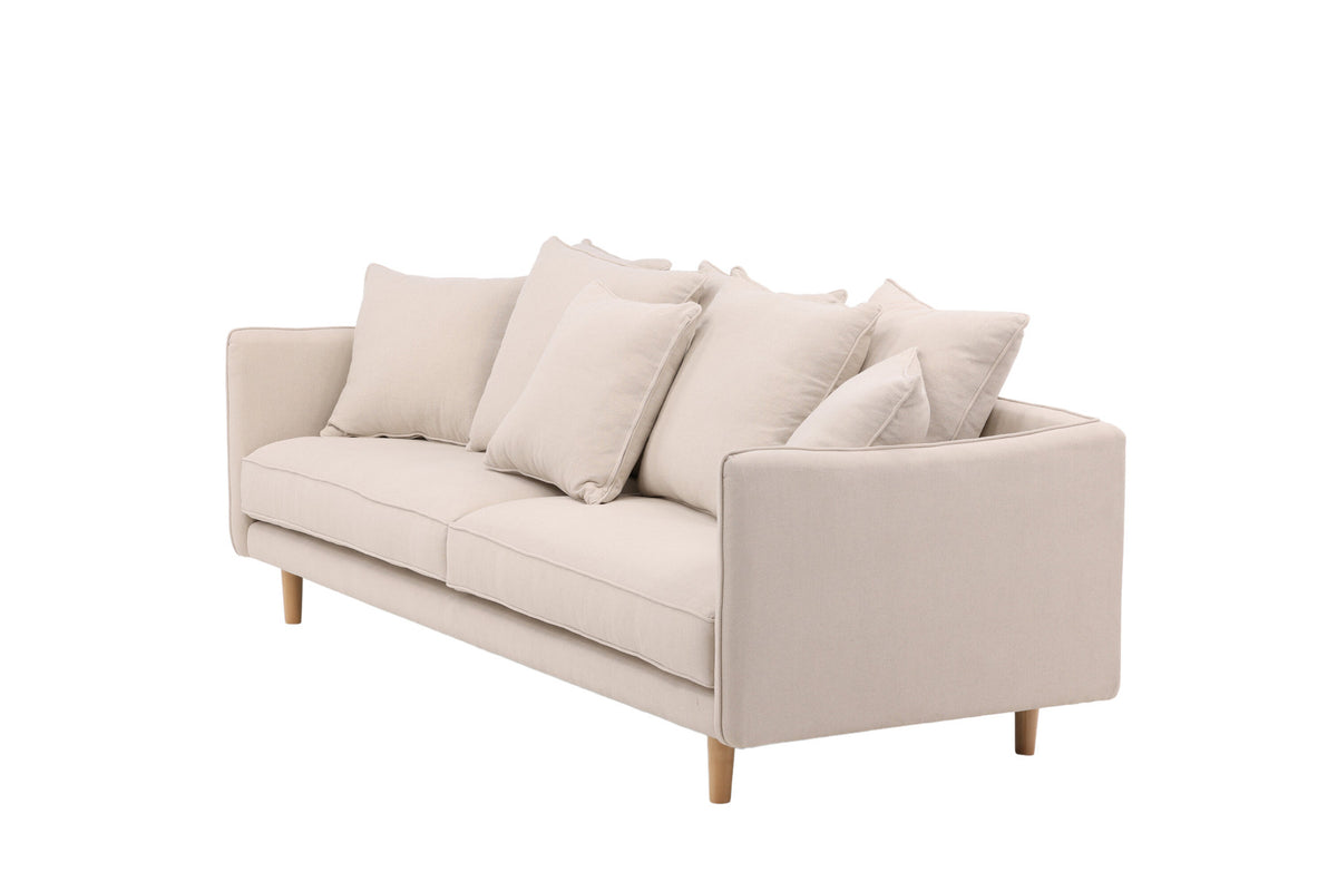 Segelskären Sofa in Beige präsentiert im Onlineshop von KAQTU Design AG. 3er Sofa ist von Vind