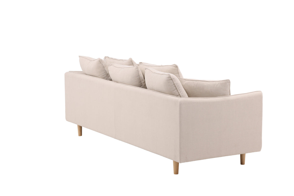 Segelskären Sofa in Beige präsentiert im Onlineshop von KAQTU Design AG. 3er Sofa ist von Vind