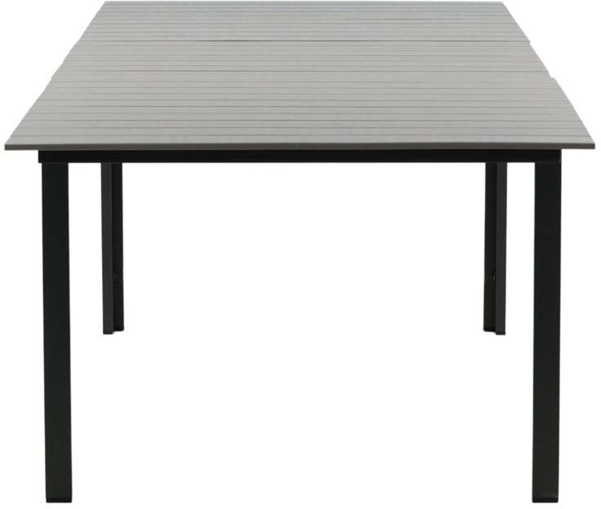 Moderner, ausziehbarer Gartentisch von Venture Home, ideal für stilvolle Aussenbereiche, flexibel von 100 bis 150 cm.