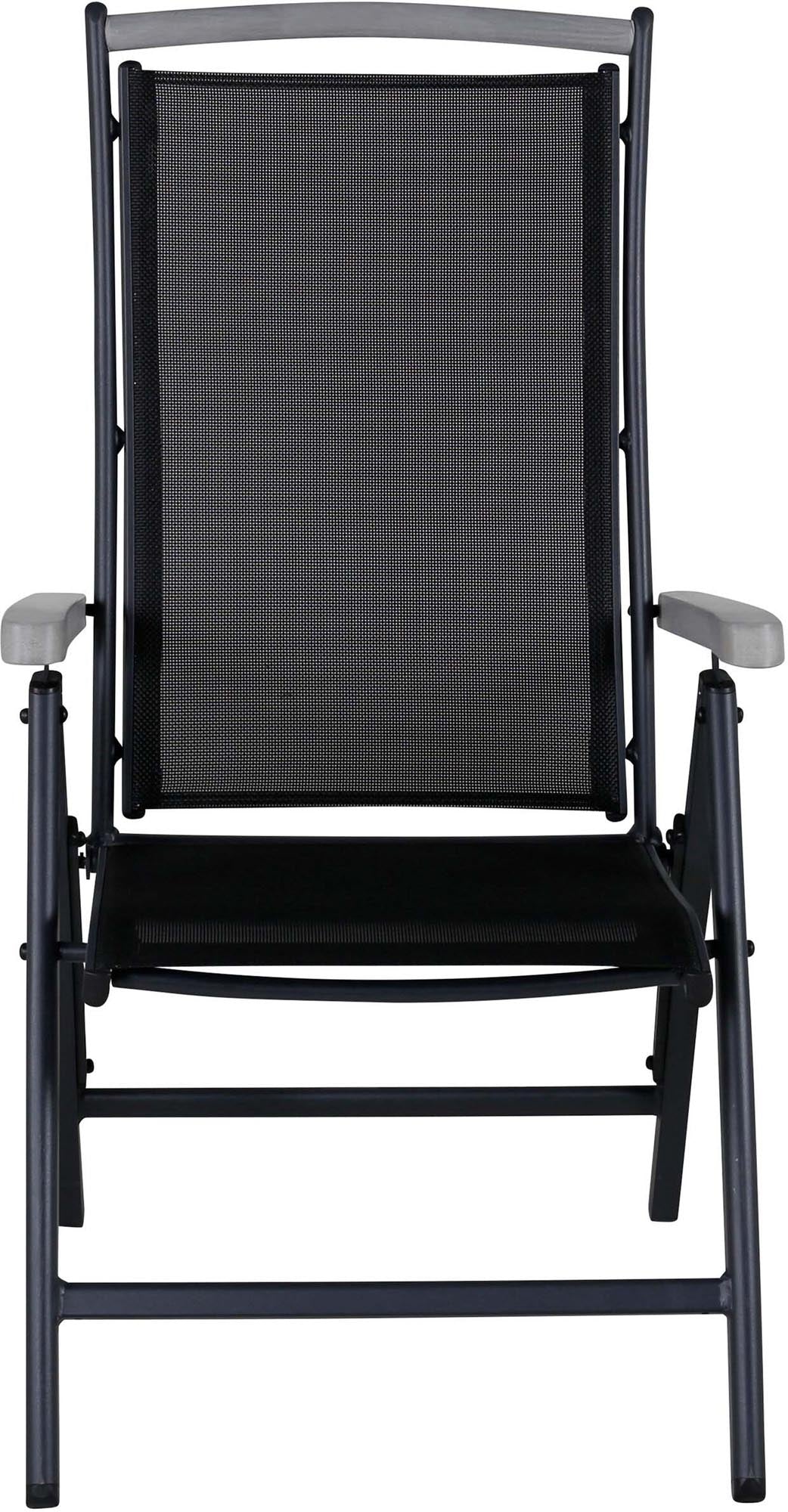 Entdecken Sie den Albany Stuhl von Venture Home: eleganter, komfortabler Gartenstuhl aus witterungsbeständigem Textilene mit 5-Positionen-Rückenlehne.