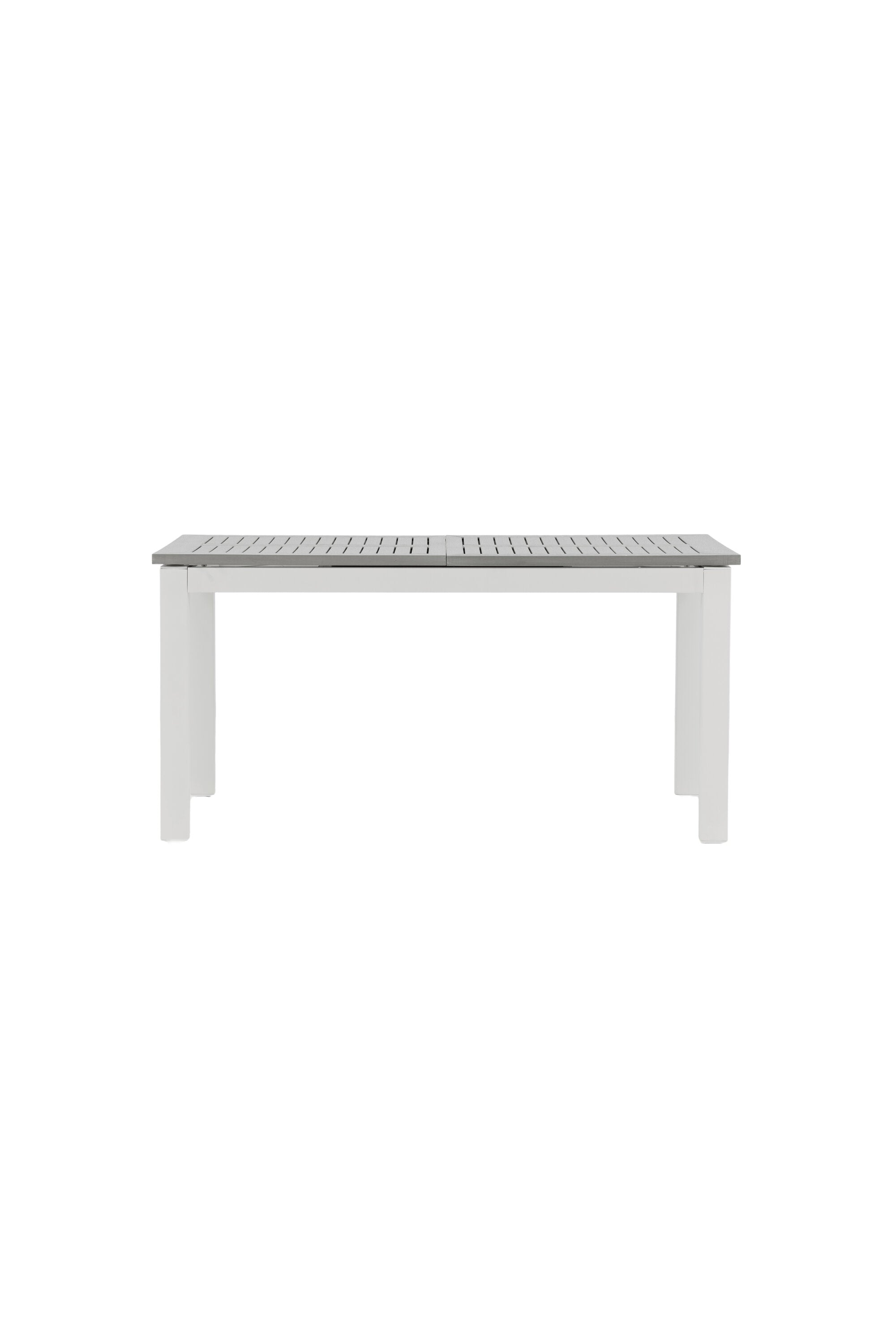 Albany Gartentisch ausziehbar in Weiss / Grau präsentiert im Onlineshop von KAQTU Design AG. Gartentisch ist von Venture Home