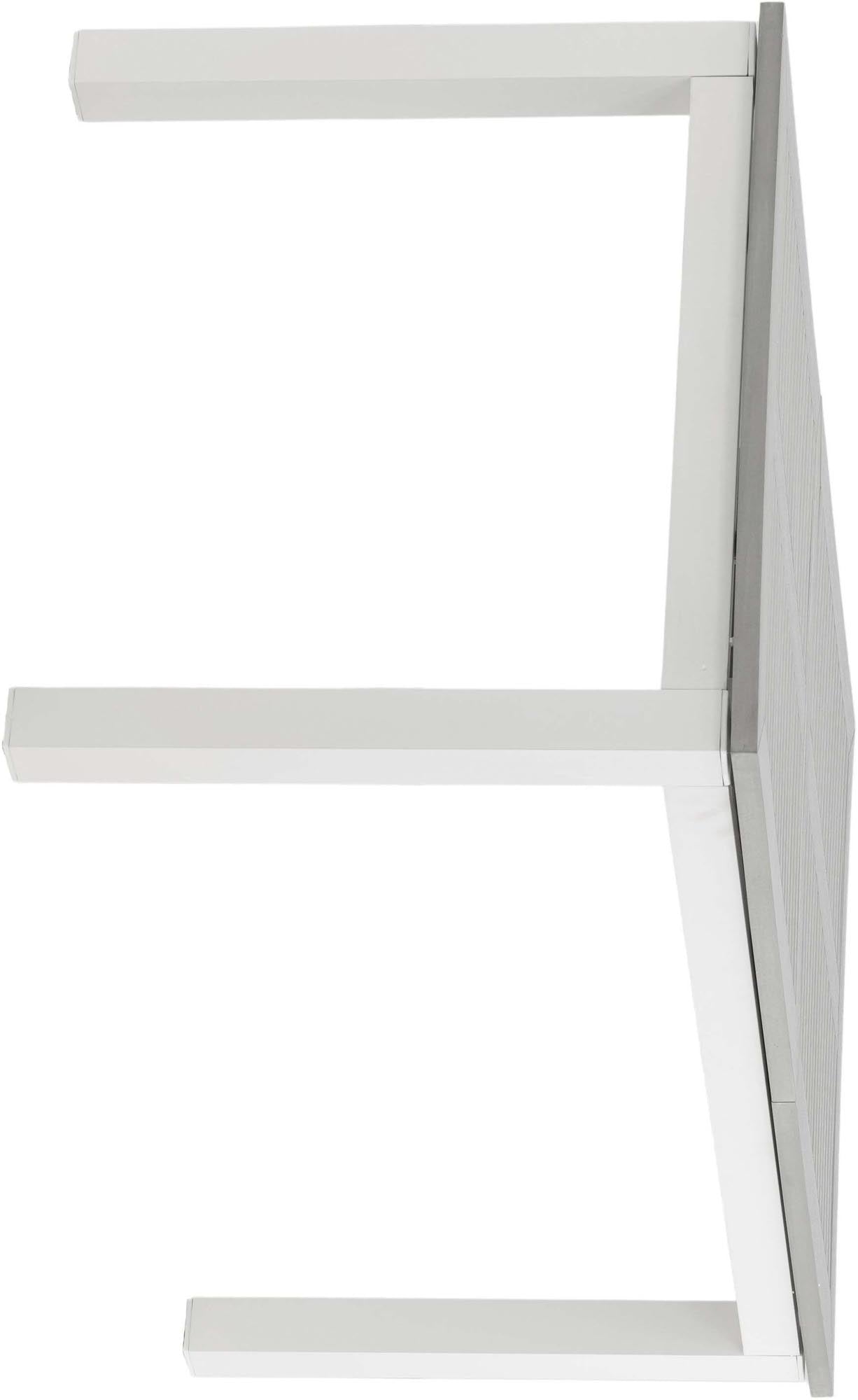 Erleben Sie den Albany Gartentisch von Venture Home: Flexibel ausziehbar, wetterfest aus Aintwood und ideal für stilvolle Outdoor-Momente.