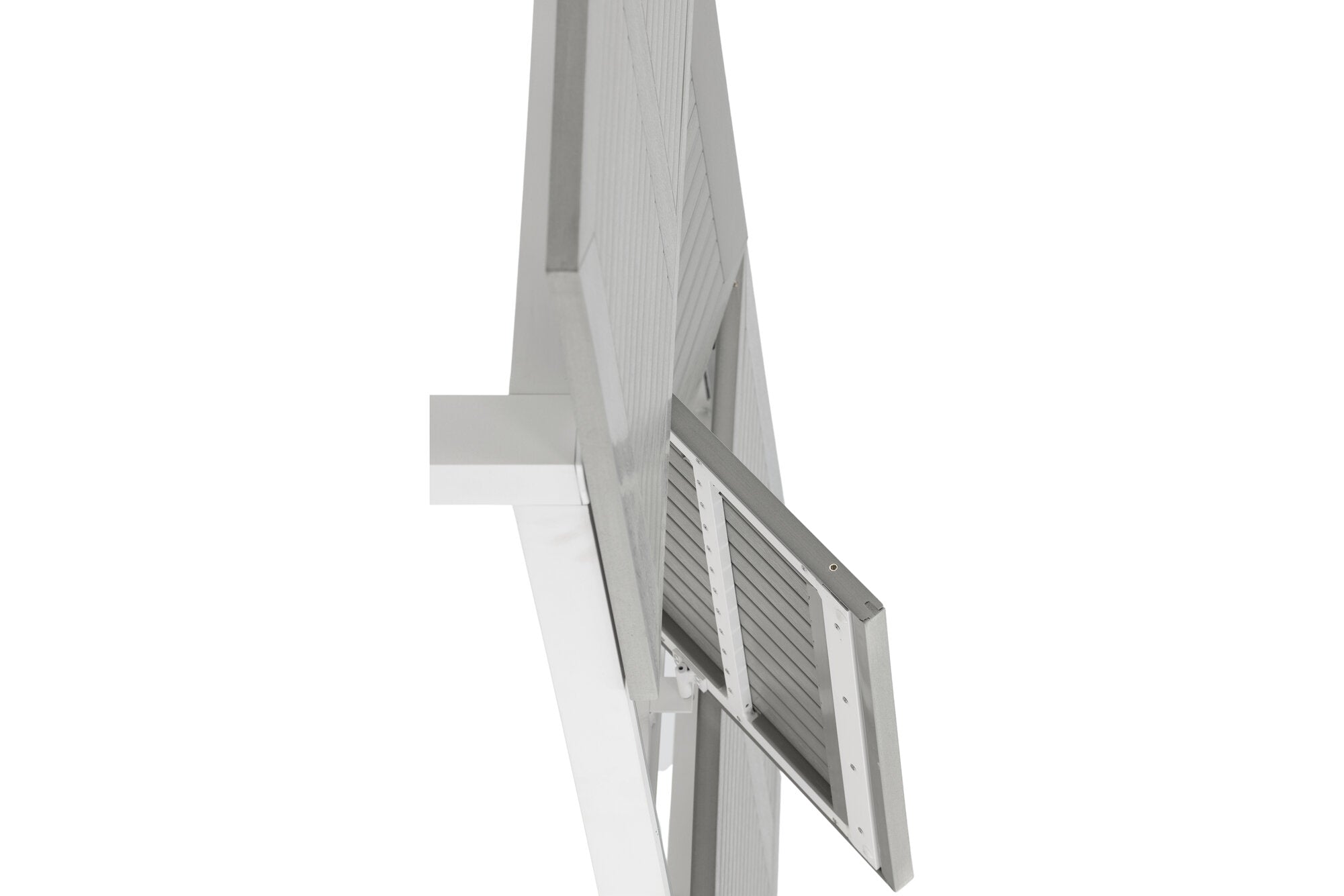 Albany Gartentisch ausziehbar in Weiss / Grau präsentiert im Onlineshop von KAQTU Design AG. Gartentisch ist von Venture Home
