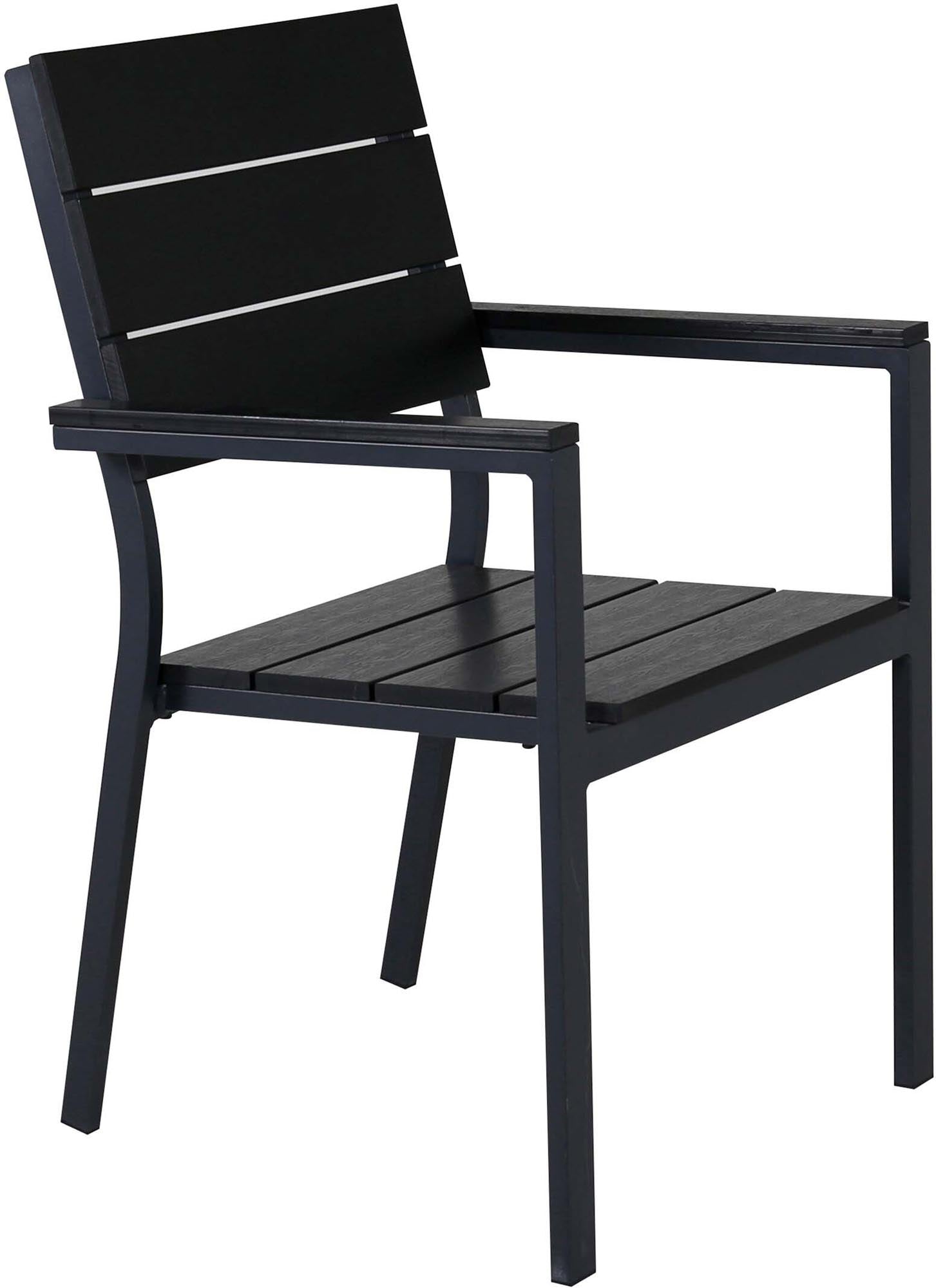 Entdecken Sie den stilvollen Levels Gartenstuhl von Venture Home: Robustes Aluminium, elegantes Design und wetterfestes Aintwood für höchsten Komfort!