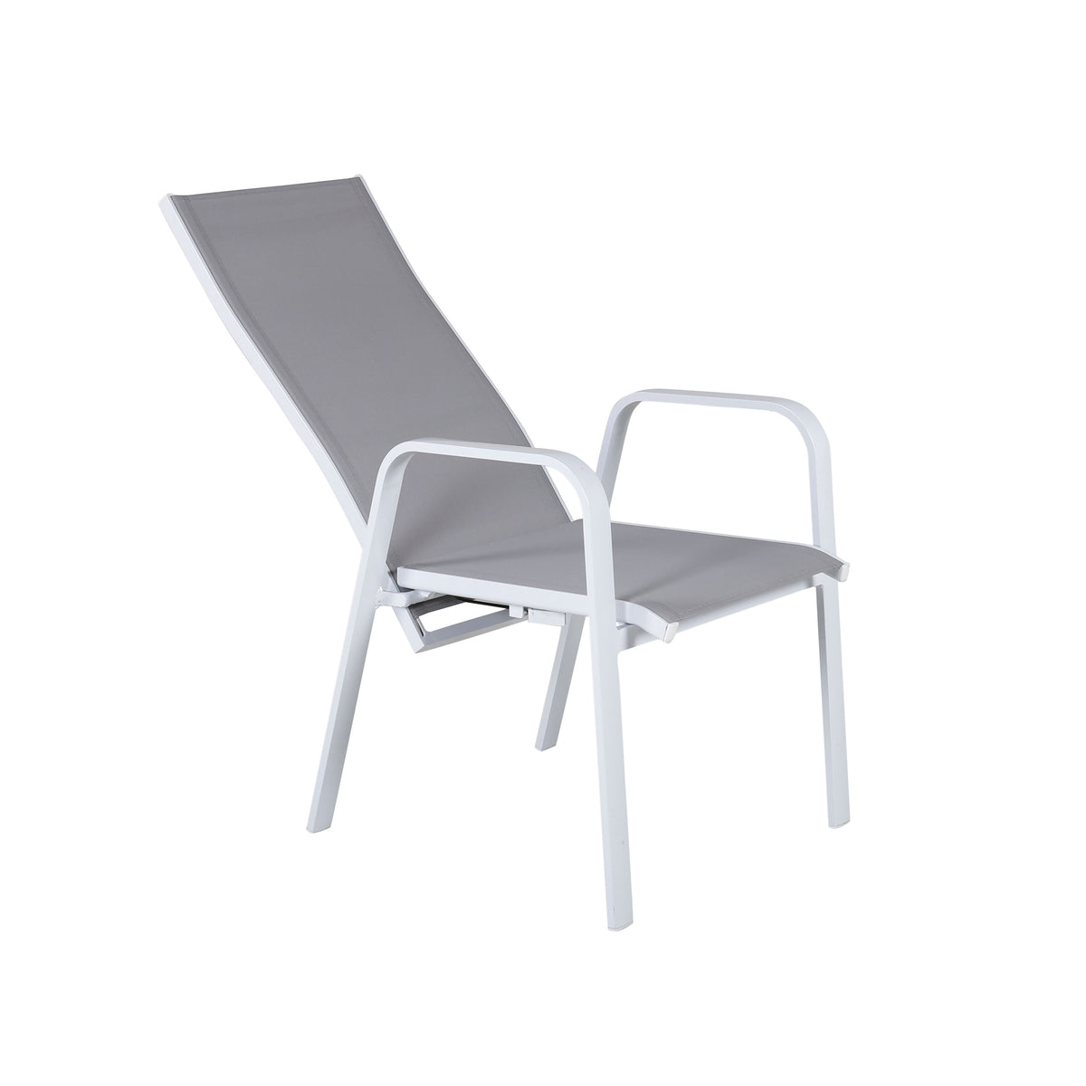 Copacabana Stuhl in Grau präsentiert im Onlineshop von KAQTU Design AG. Gartenstuhl mit Armlehnen ist von Venture Home