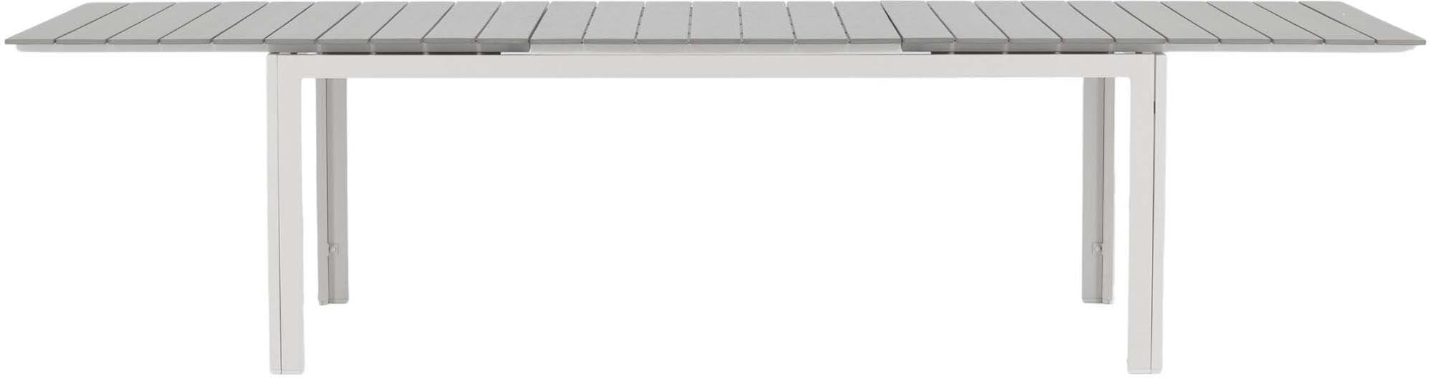 Entdecken Sie den vielseitigen Levels Gartentisch von Venture Home – ausziehbar, elegant und perfekt für jeden Anlass im Freien.