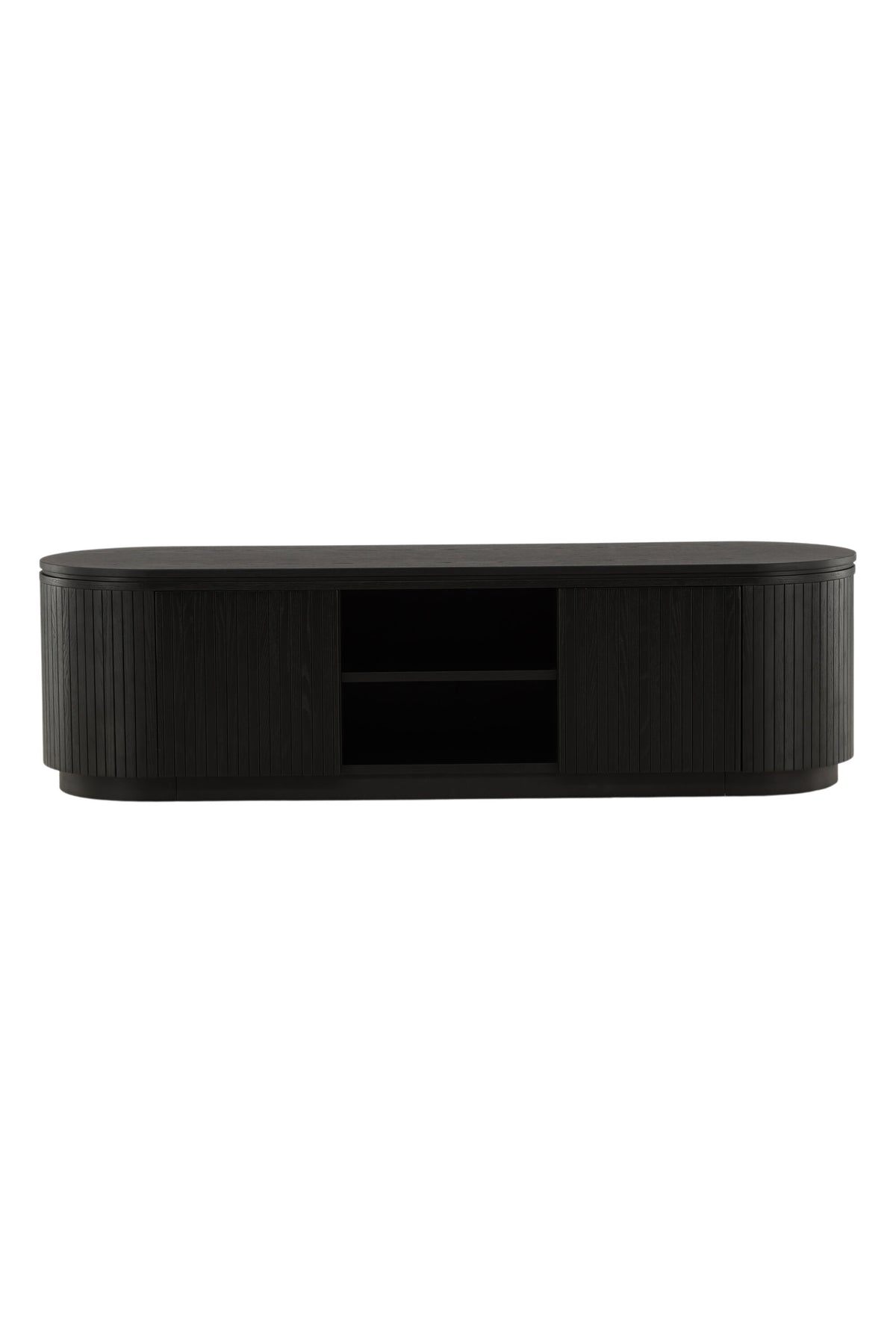 Fjällbacka TV Ständer in Schwarz präsentiert im Onlineshop von KAQTU Design AG. TV-Möbel ist von Vind