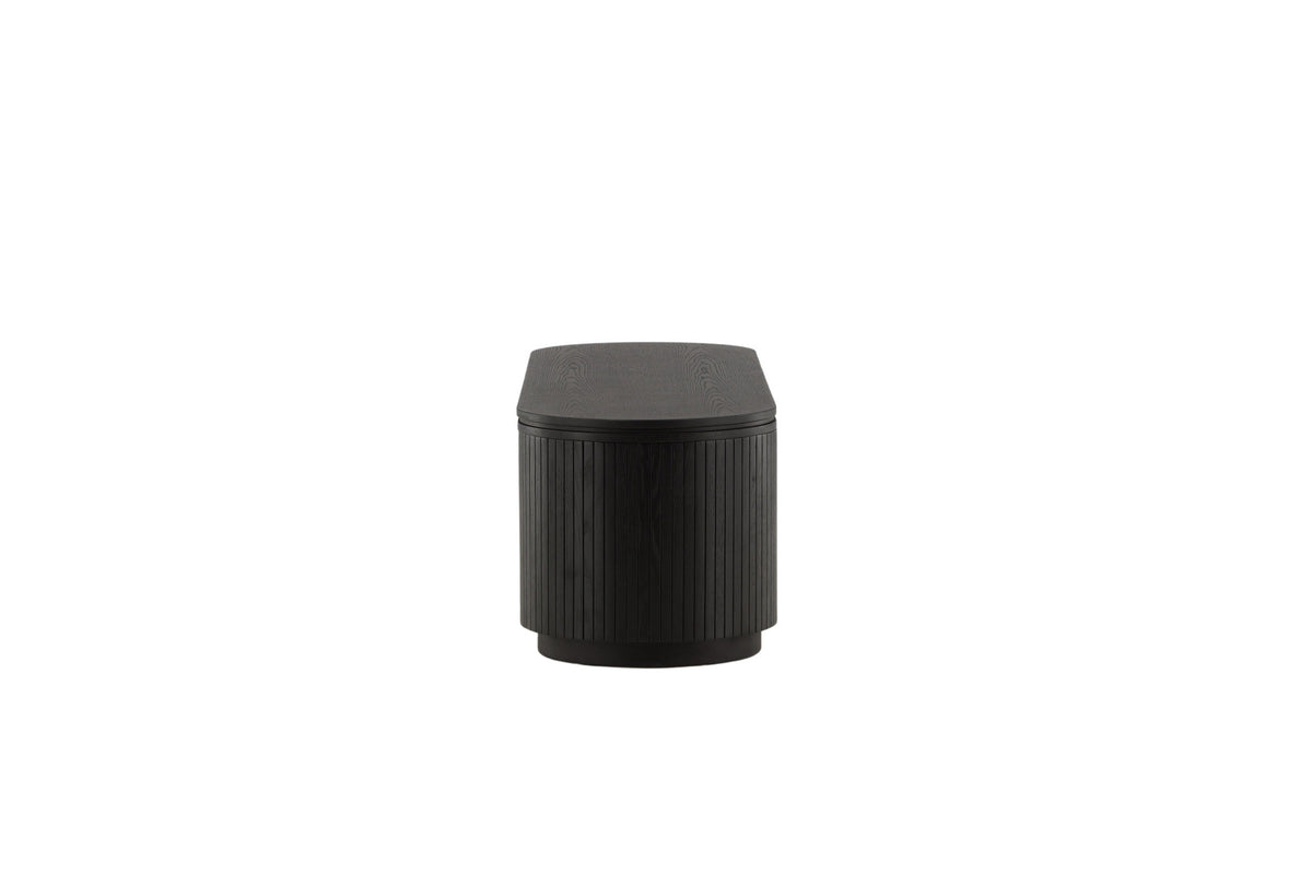 Fjällbacka TV Ständer in Schwarz präsentiert im Onlineshop von KAQTU Design AG. TV-Möbel ist von Vind
