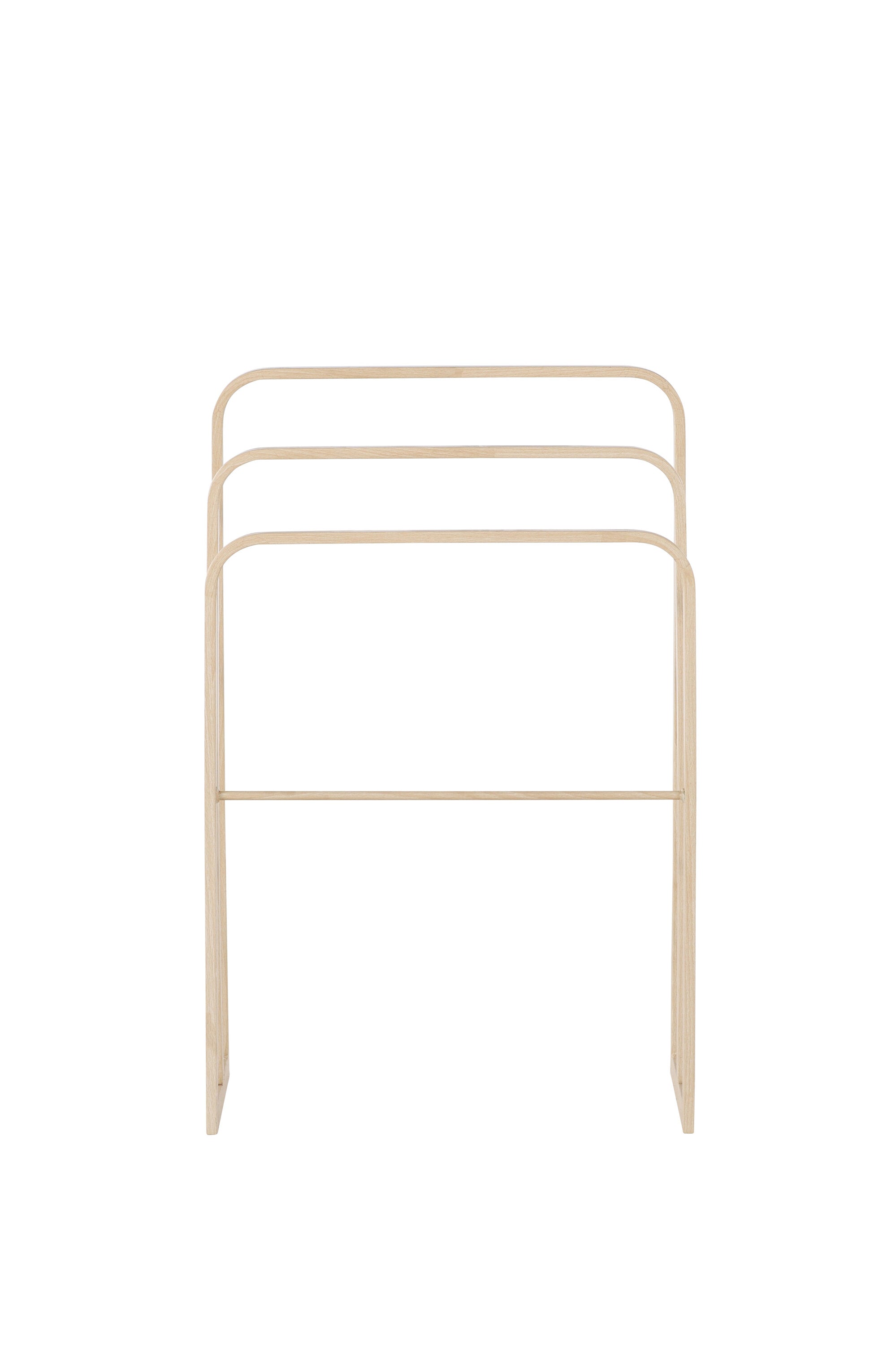 Drammen Hänger: Eleganter, robuster Stahl-Kleiderbügel in Mokkaton, dreifache Kapazität, ideal für Flur & Schlafzimmer.