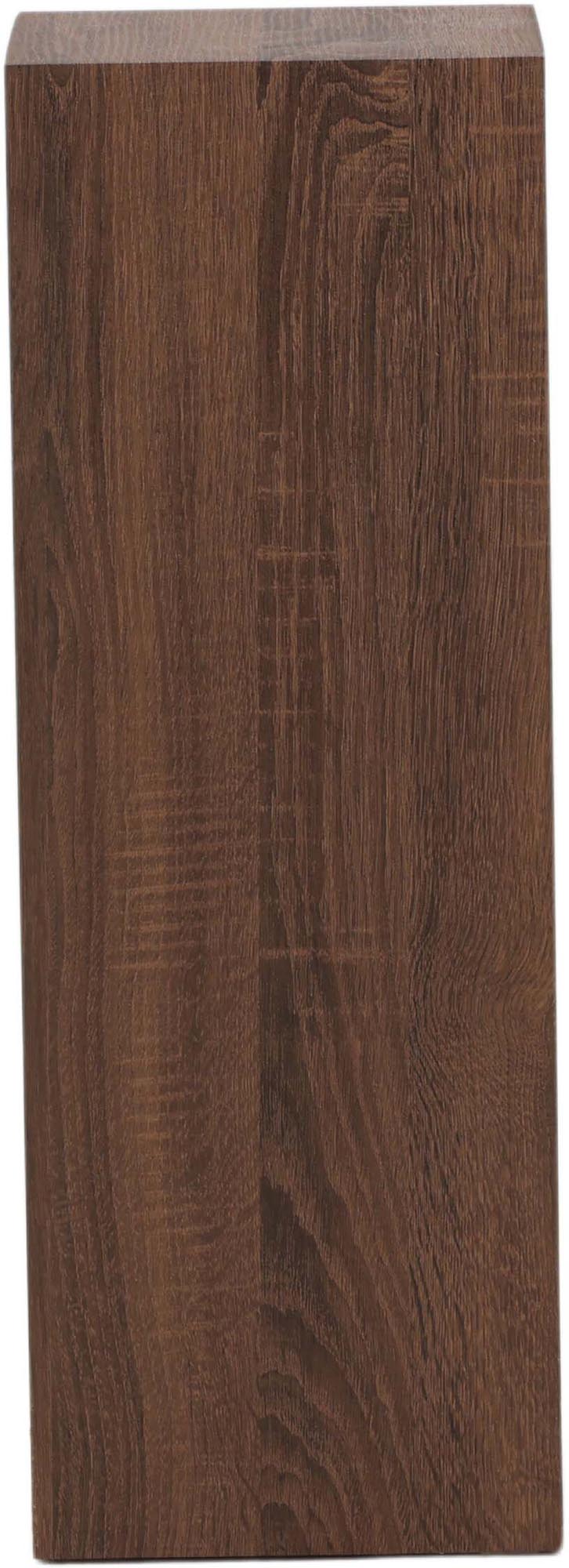 Ramsvik Sockel von Vind: Stilvolle Grundlage für Ihr Zuhause. Robuste MDF-Konstruktion in elegantem Dunkelbraun, ideal für jeden Raum.