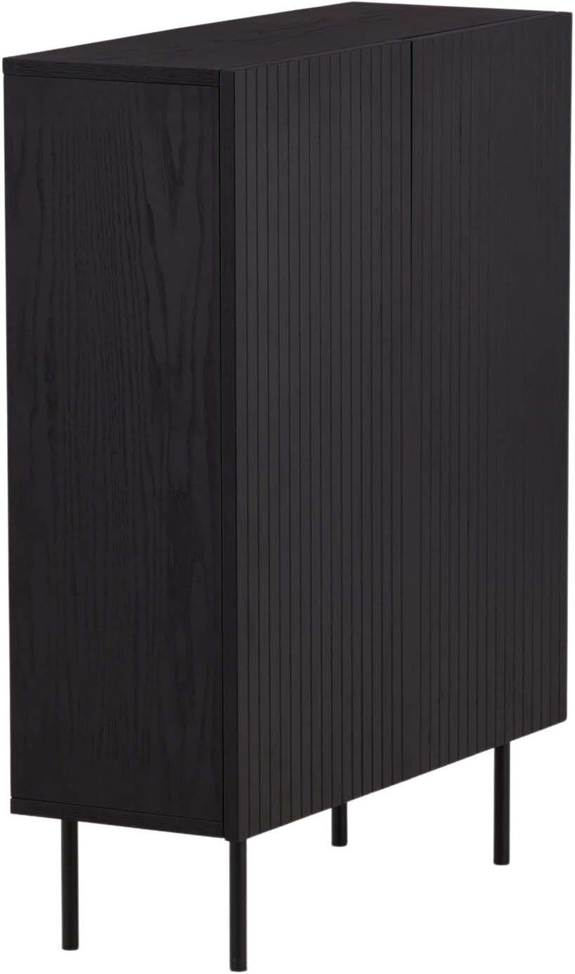 Björkön Kabinett von Vind: Stilvoller Schrank mit raffinierter Rippenoptik, ideal für modernes Wohnen und vielseitige Nutzungsmöglichkeiten.