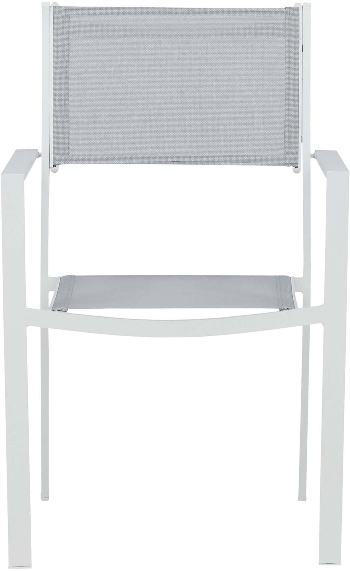 Stilvoller und wetterfester Copacabana Stapelstuhl von Venture Home – ideal für gemütliche Stunden im Freien und platzsparend stapelbar.