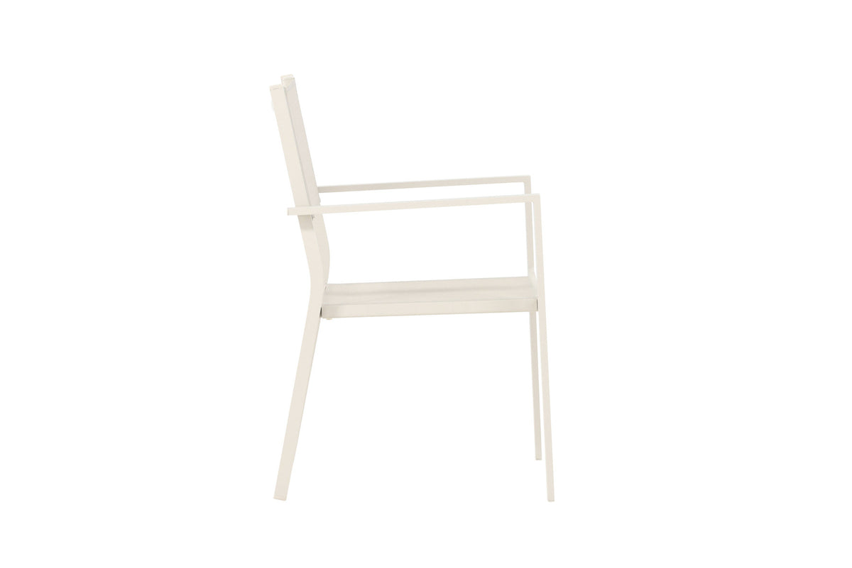 Copacabana Stapelstuhl in Beige präsentiert im Onlineshop von KAQTU Design AG. Gartenstuhl mit Armlehnen ist von Venture Home