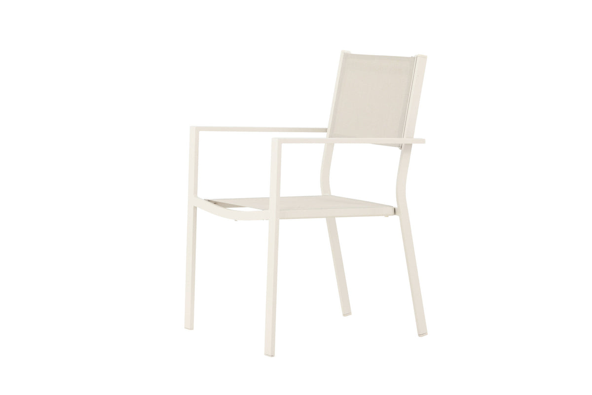 Copacabana Stapelstuhl in Beige präsentiert im Onlineshop von KAQTU Design AG. Gartenstuhl mit Armlehnen ist von Venture Home