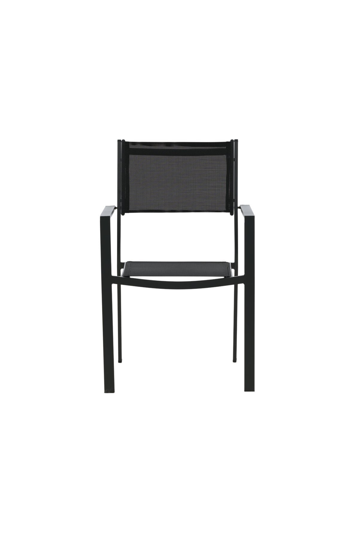 Copacabana Stapelstuhl in Schwarz präsentiert im Onlineshop von KAQTU Design AG. Gartenstuhl mit Armlehnen ist von Venture Home
