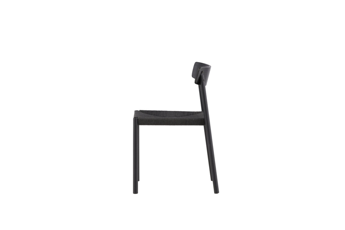Malmö Stuhl in Schwarz präsentiert im Onlineshop von KAQTU Design AG. Stuhl ist von Vind