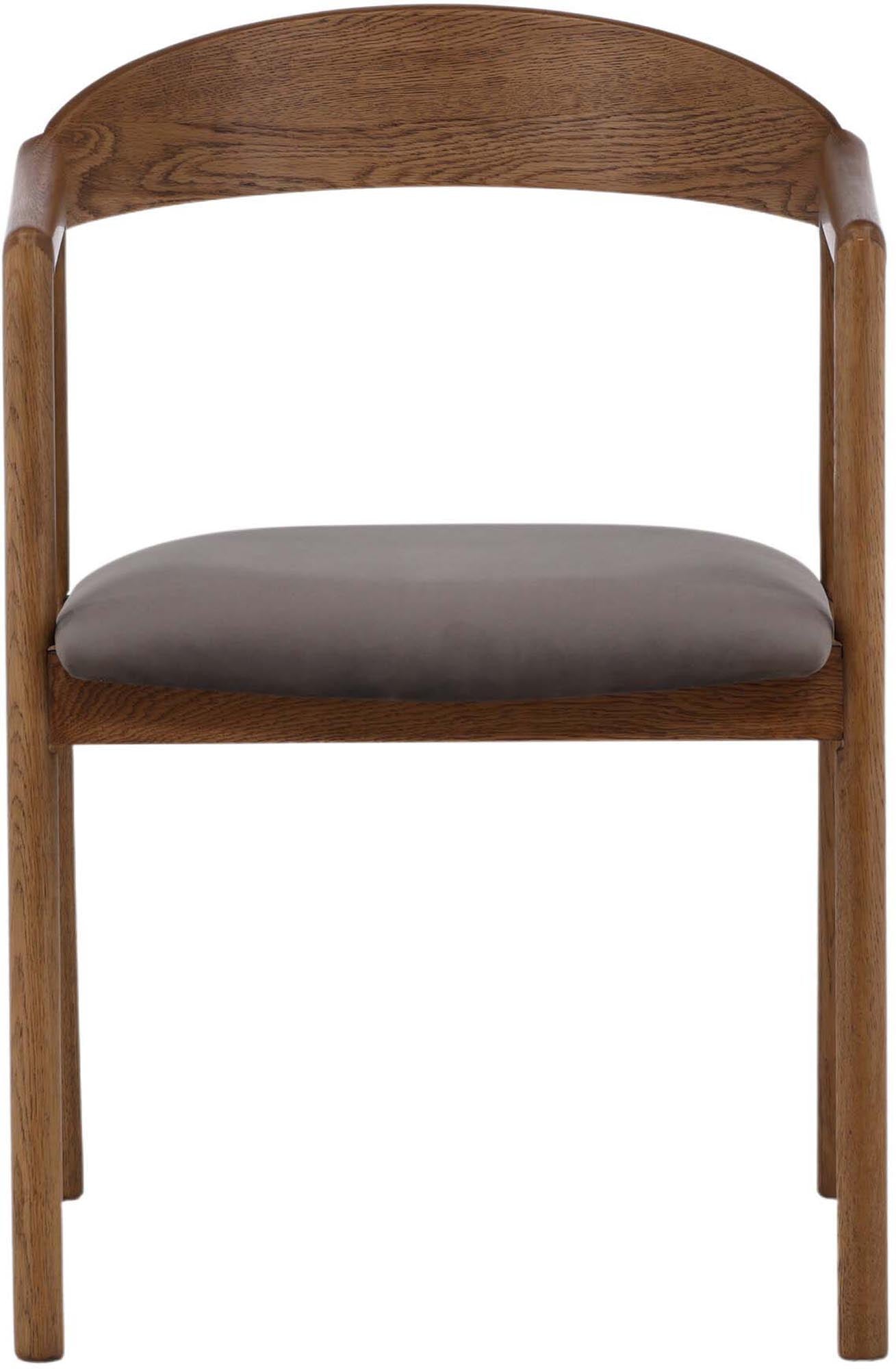 Långön Esszimmerstuhl von Vind: Moderner Komfort und skandinavische Eleganz vereint. Eichenholz, luxuriöser Samt und stilvolle Details für Ihr Esszimmer.