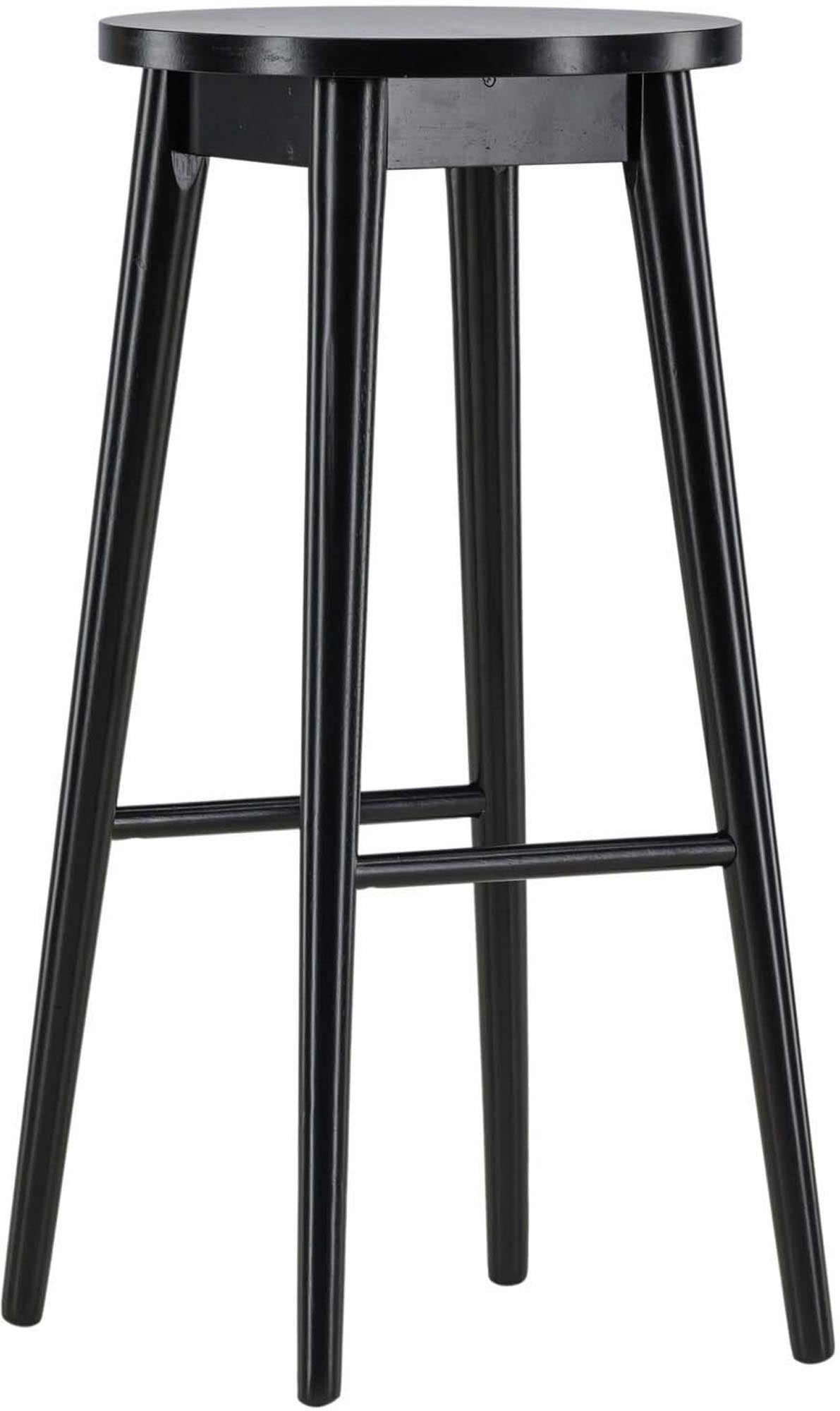 Moderner Mollösand Barstuhl von Vind, gefertigt aus robustem Gummibaumholz. Stilvolles Design für jeden Raum.