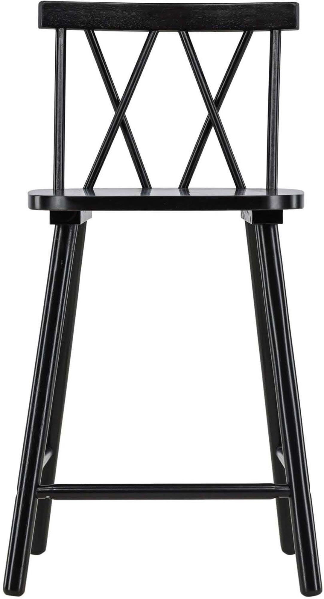 Eleganter Mollöström Barstuhl von Vind aus robustem Gummibaumholz. Ideal für stilvolle Einrichtungen und höchsten Komfort.