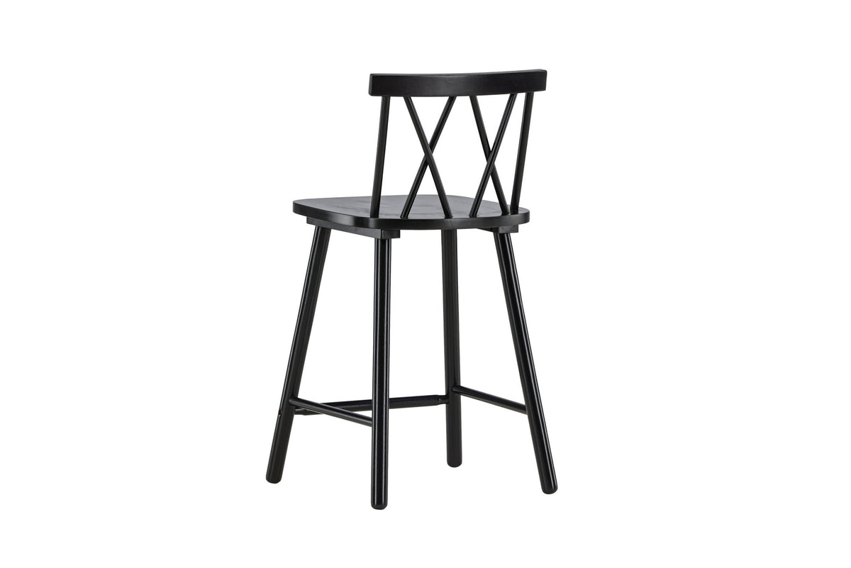 Mollöström Barstuhl in Schwarz präsentiert im Onlineshop von KAQTU Design AG. Barstuhl ist von Vind