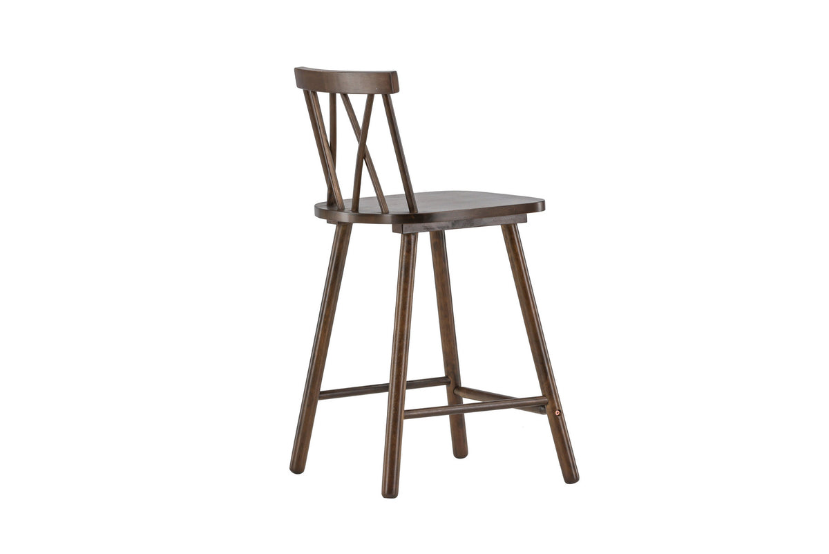 Mollöström Barstuhl in Mokka präsentiert im Onlineshop von KAQTU Design AG. Barstuhl ist von Vind