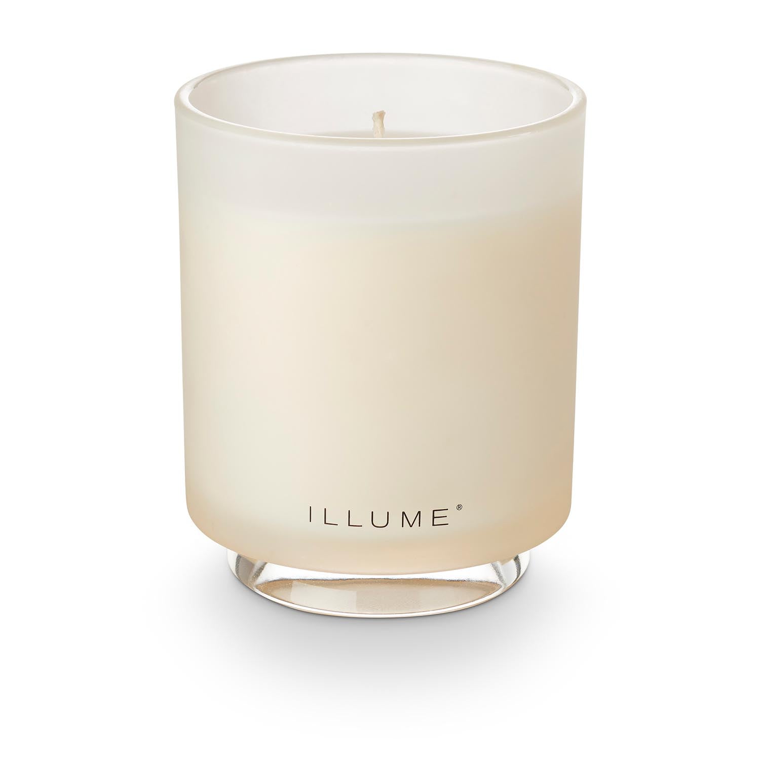 Driftwood Box Glass Candle, Weiss, in Weiß präsentiert im Onlineshop von KAQTU Design AG. Duftkerze ist von Illume