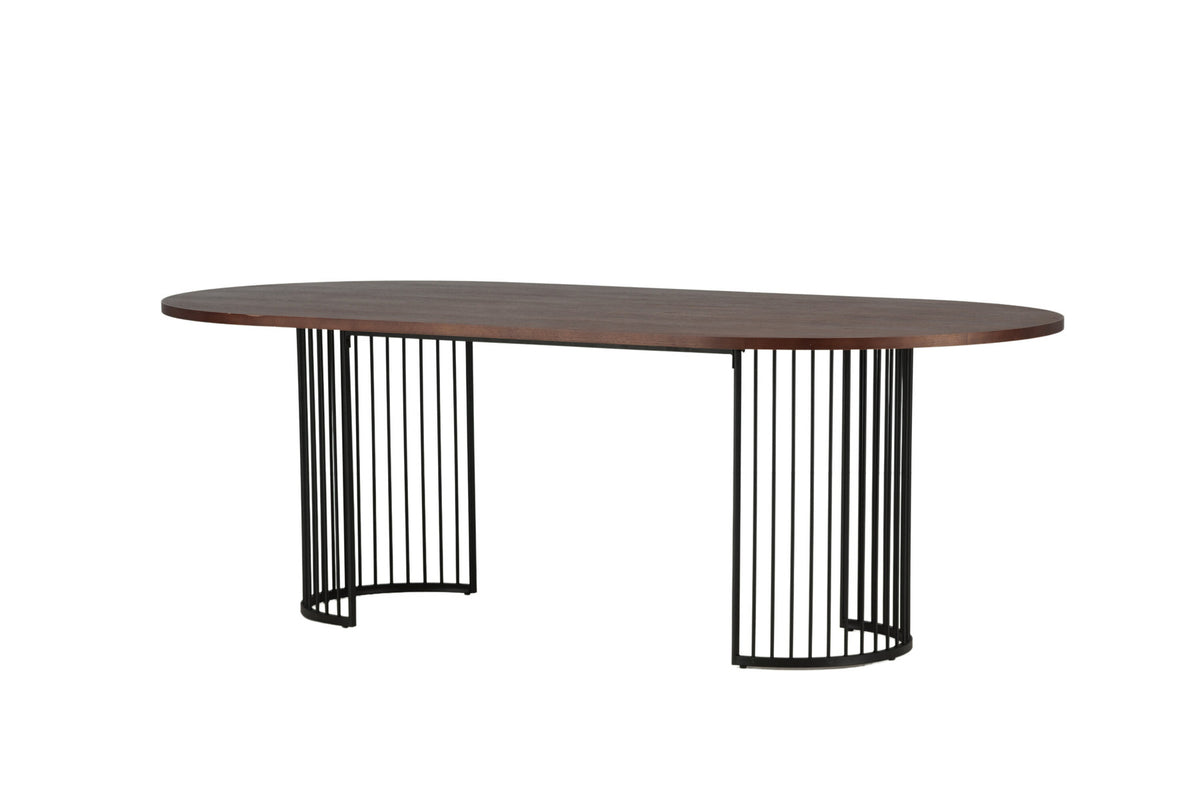Hamneskär Tisch in Nussbaum präsentiert im Onlineshop von KAQTU Design AG. Esstisch ist von Vind