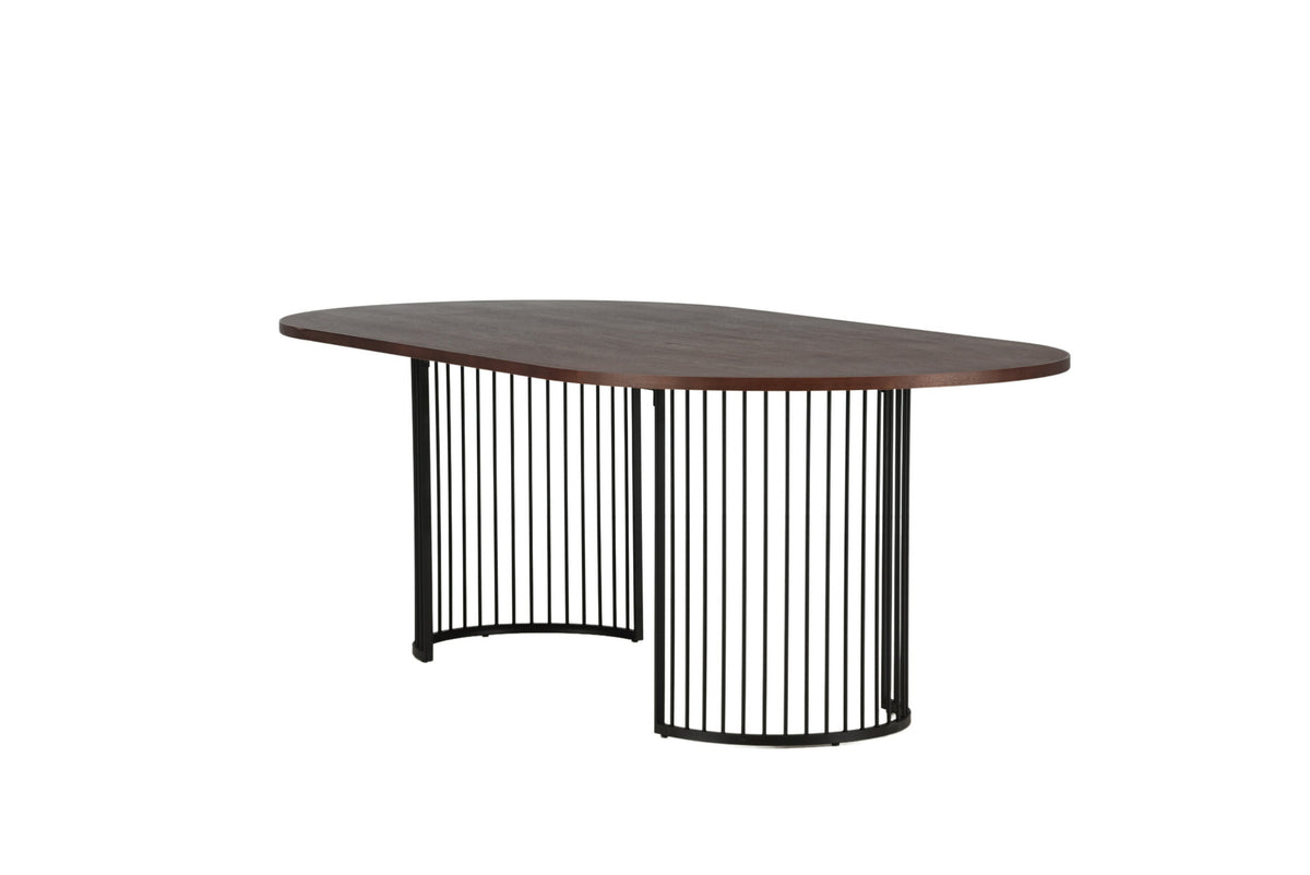 Hamneskär Tisch in Nussbaum präsentiert im Onlineshop von KAQTU Design AG. Esstisch ist von Vind