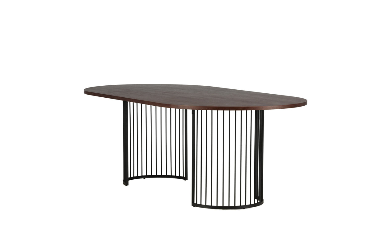 Hamneskär Tisch in Nussbaum präsentiert im Onlineshop von KAQTU Design AG. Esstisch ist von Vind