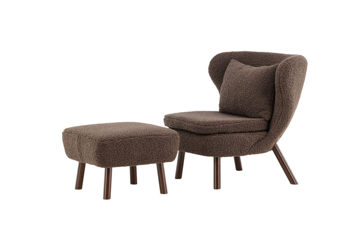 Ryxö Sessel in Braun präsentiert im Onlineshop von KAQTU Design AG. Sessel ist von Vind