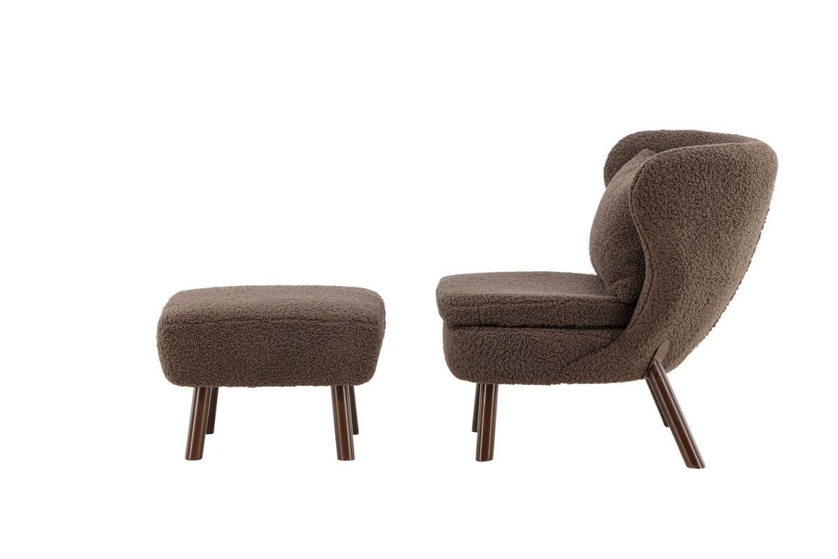 Ryxö Sessel in Braun präsentiert im Onlineshop von KAQTU Design AG. Sessel ist von Vind