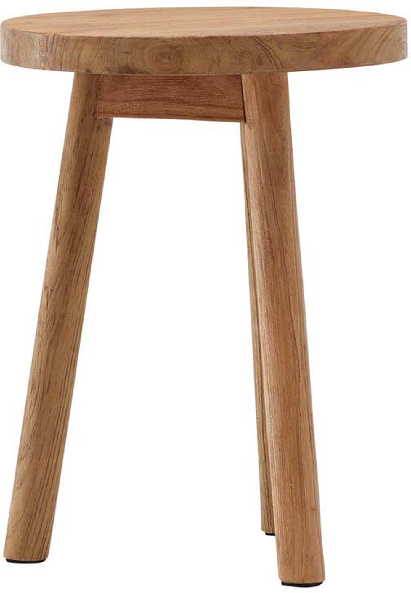 Bohus Ottoman von Vind: Hochwertiger Teakholz-Hocker, ideal für drinnen und draußen. Stilvoll, langlebig und vielseitig einsetzbar.