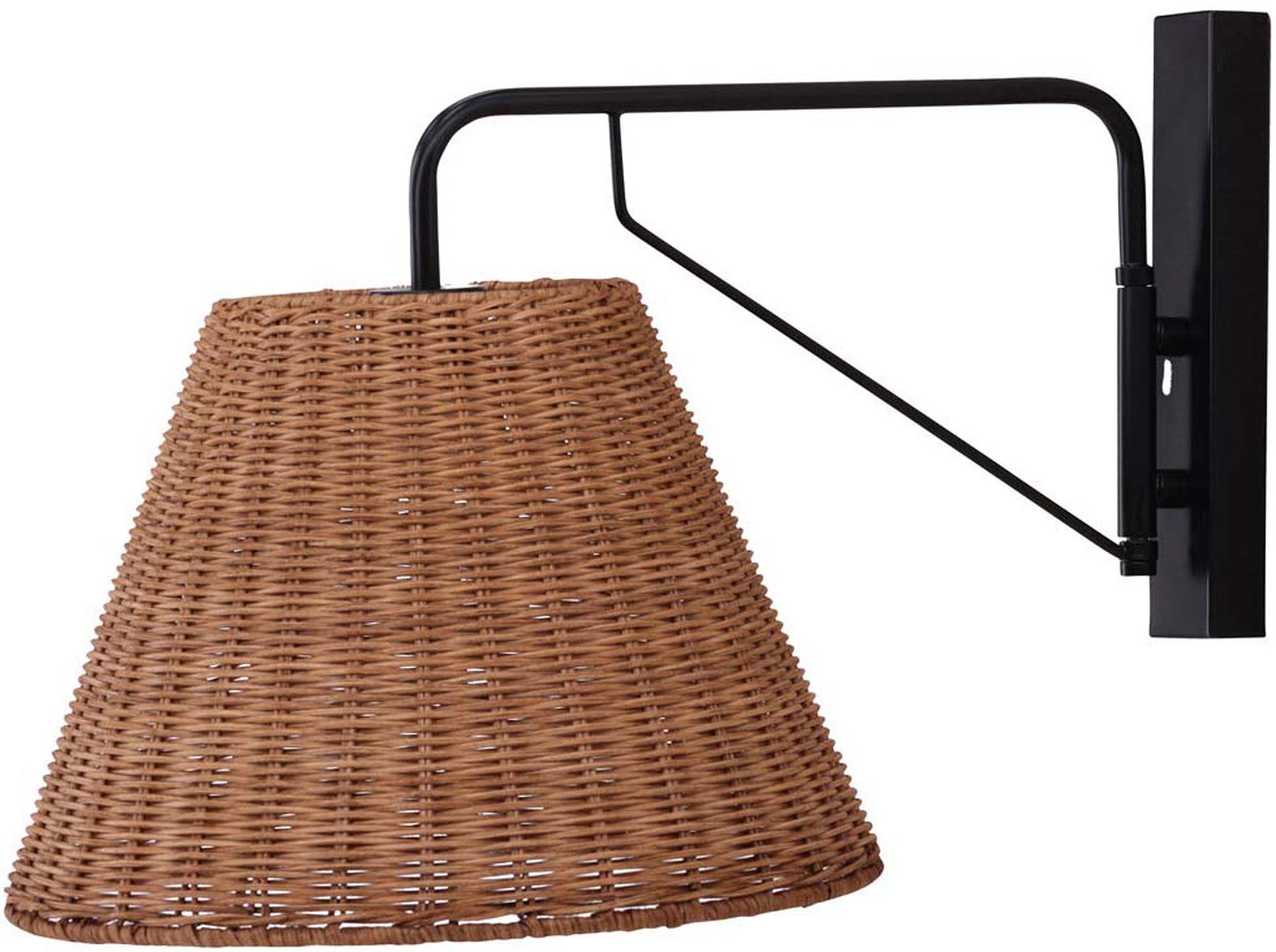 Stala Wandleuchte von Vind: Stilvolle Beleuchtung mit Rattan-Charme.