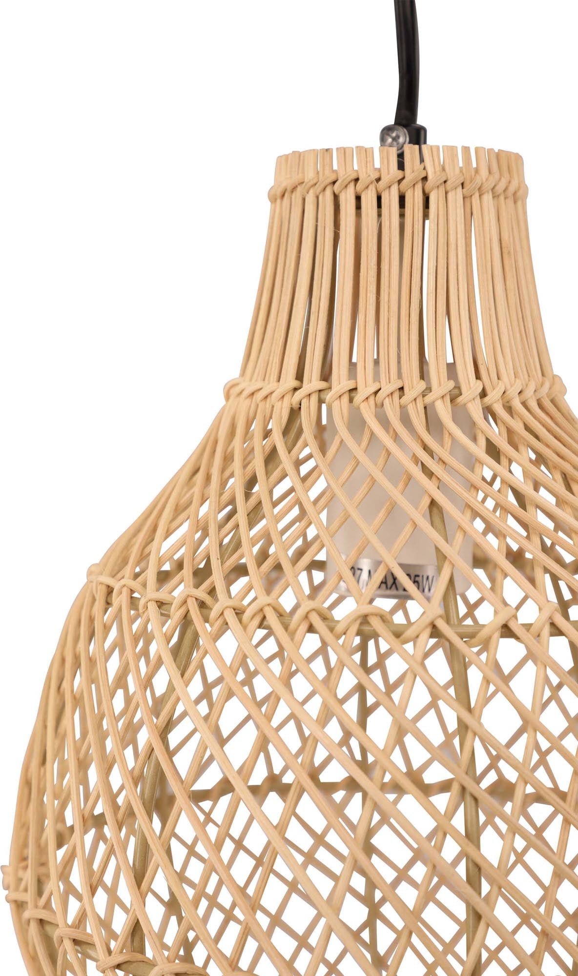 Varekil Pendelleuchte: Elegante Rattan-Deckenleuchte für einladende Atmosphäre und modernes Design in jedem Raum.